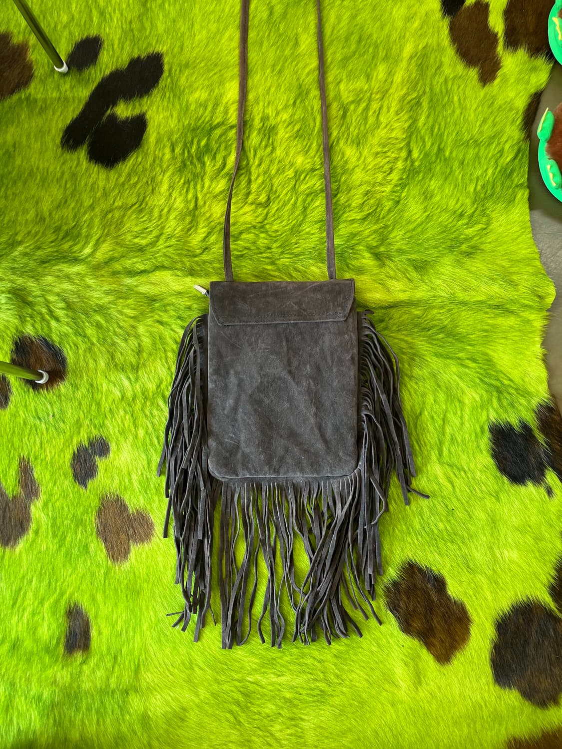 Western Vintage Real Leather Fringe Bag 상품이미지9