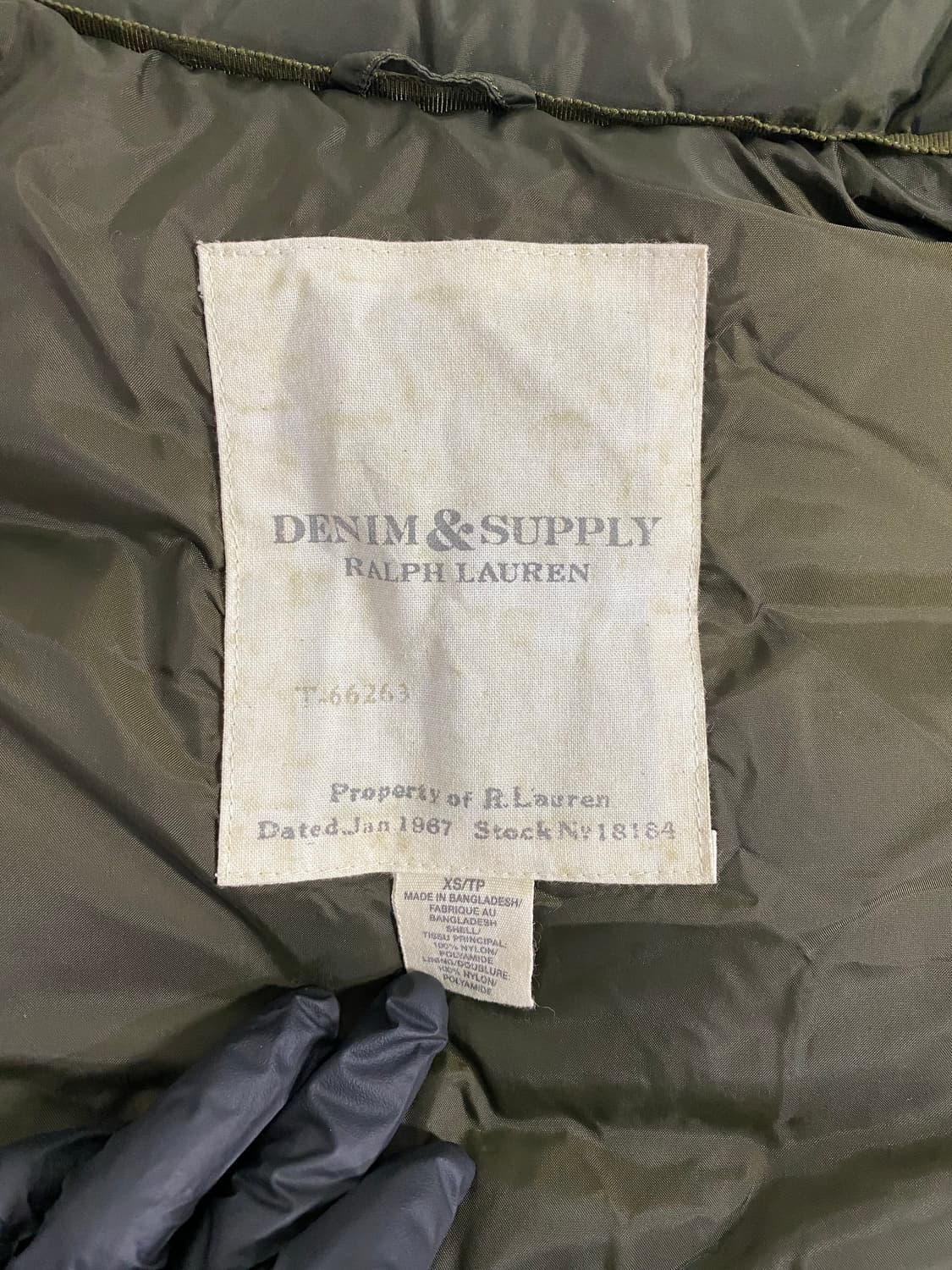 데님앤서플라이 조끼패딩 XS (하자o) 상품이미지4