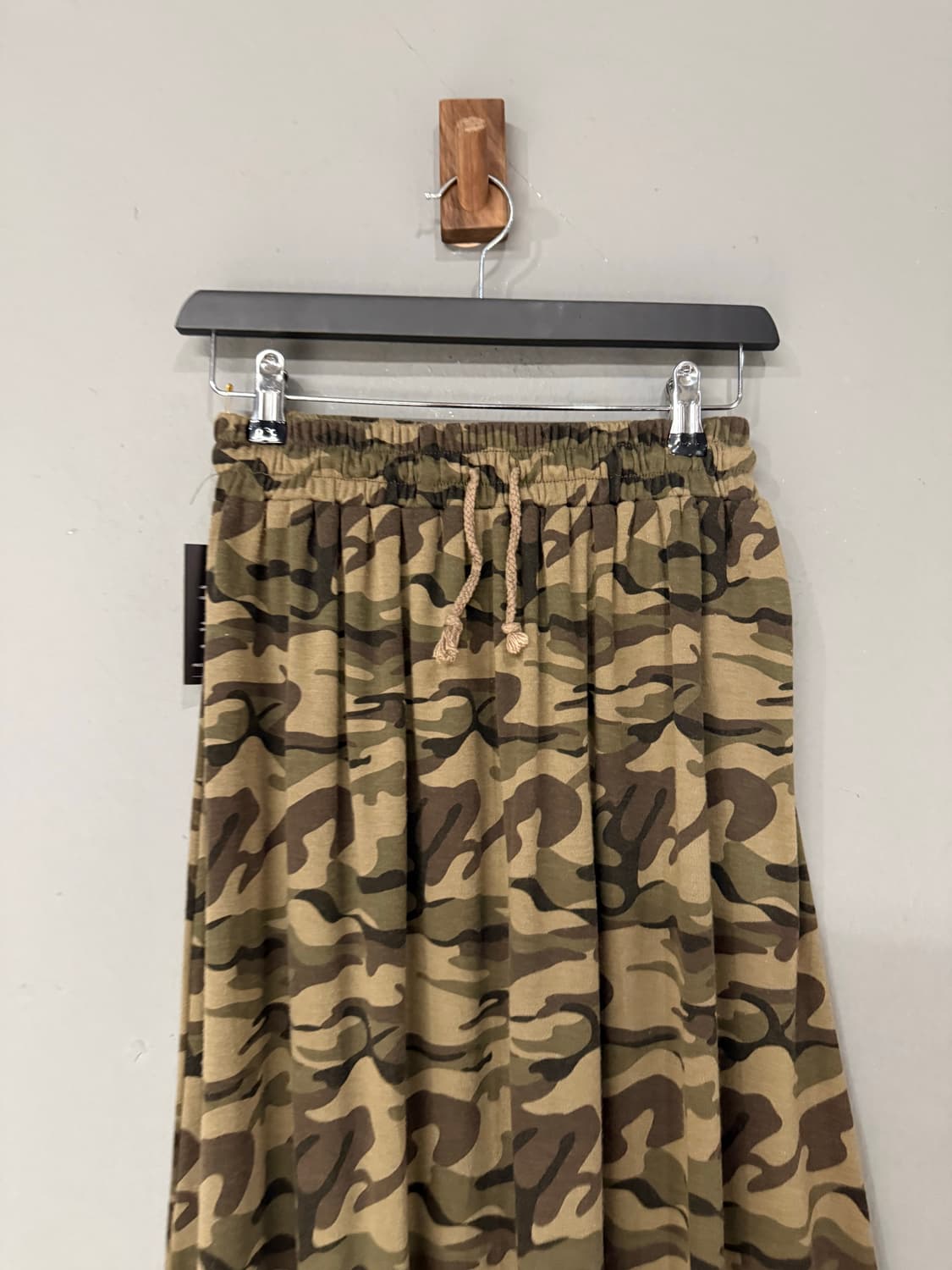y2k camo pattern long skirt 상품이미지5