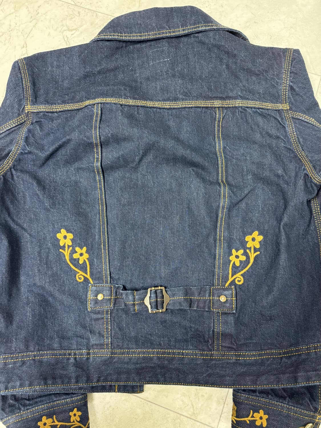 리 x 세이투셰 카우보이 셀비지 데님 자켓 인디고 로우 M 상품이미지2