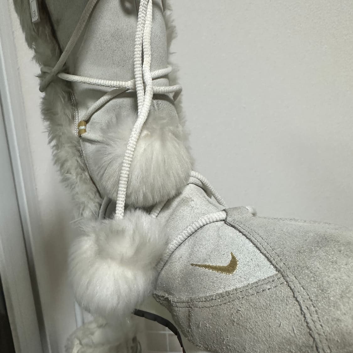 빈티지 나이키 폼폼 롱부츠 퍼 부츠 240 상품이미지2