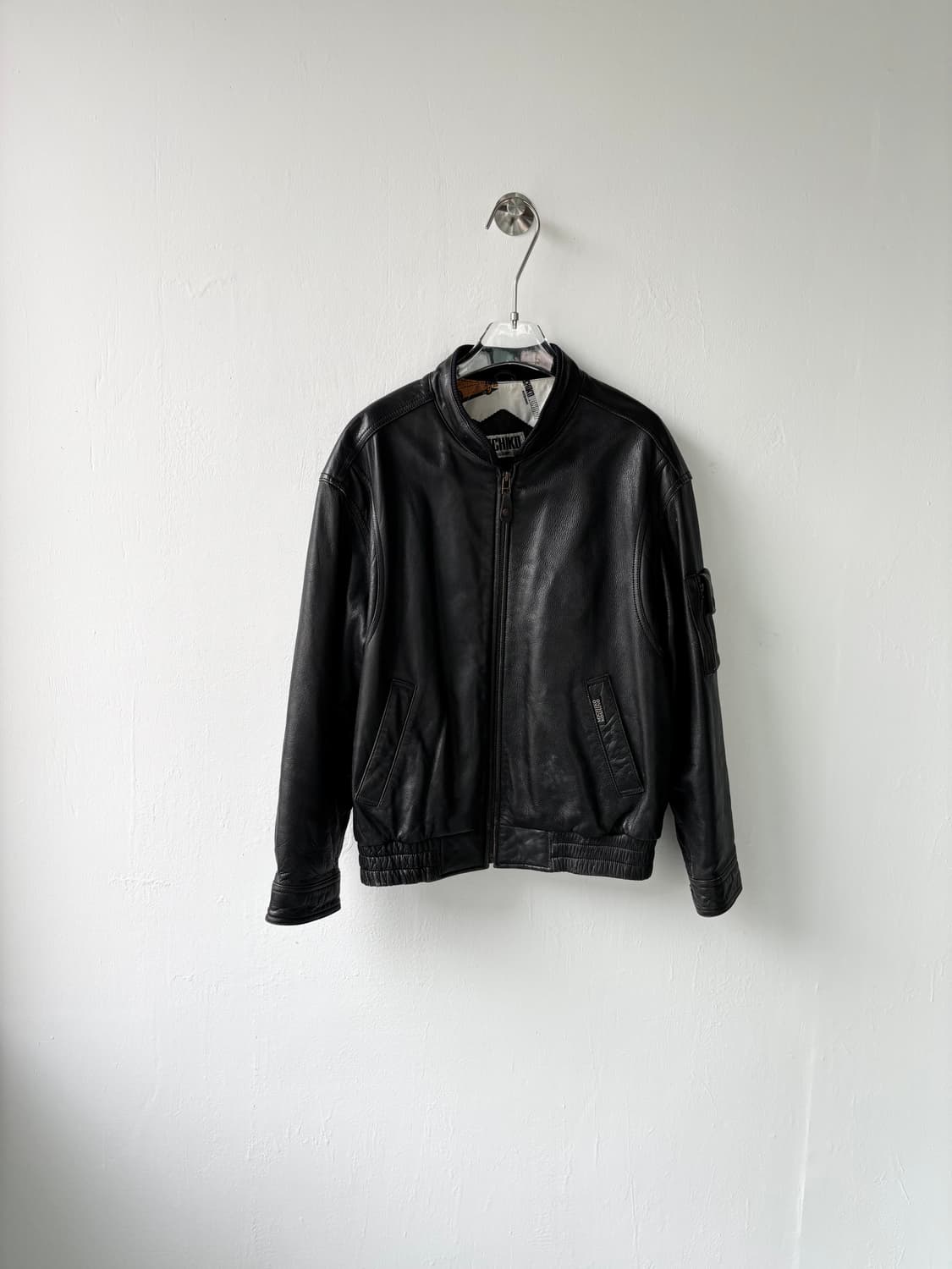 미치코 런던 레더 바이커 자켓 상품이미지1