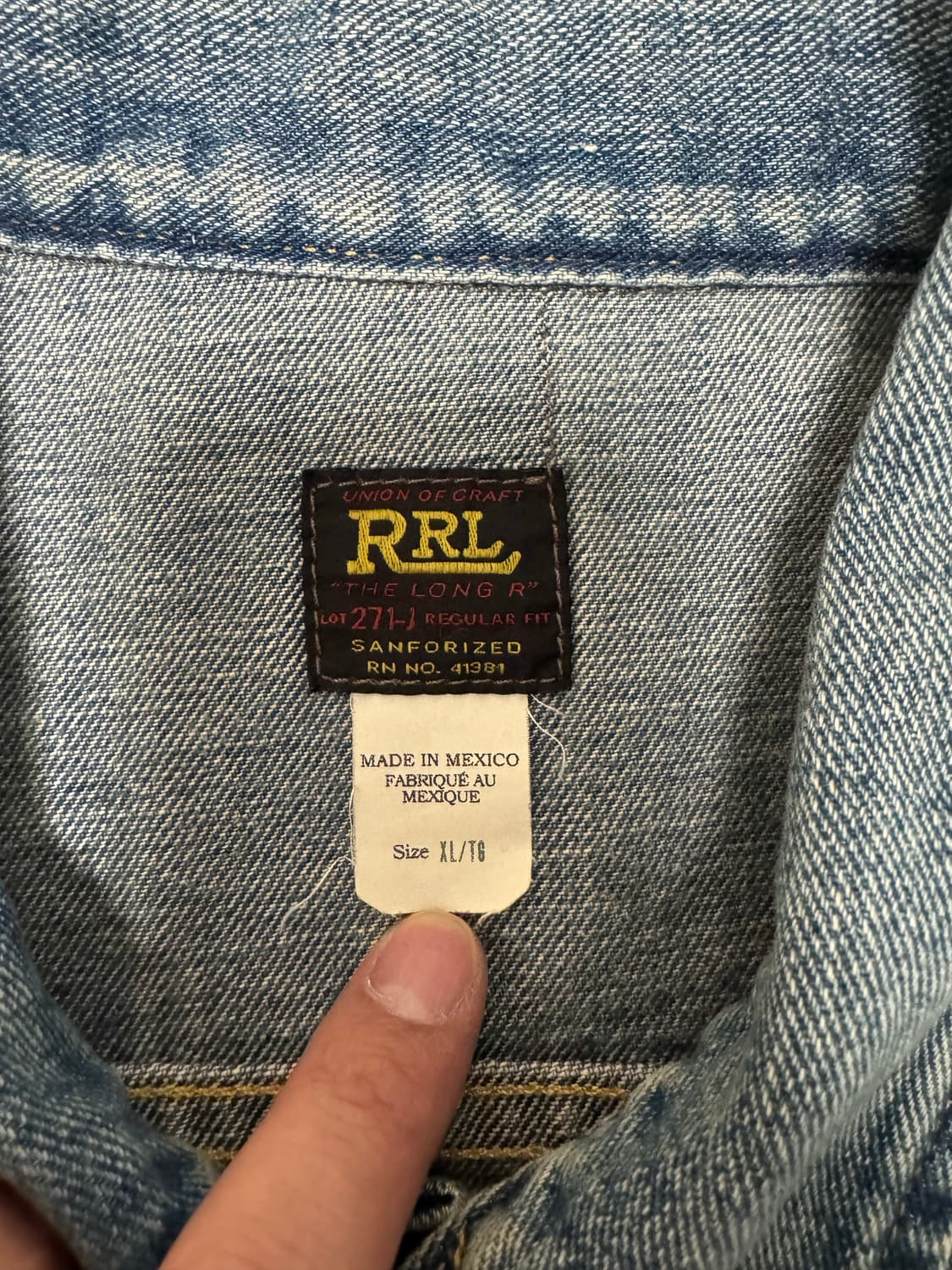 RRL lot271 리랜드 XL 상품이미지2