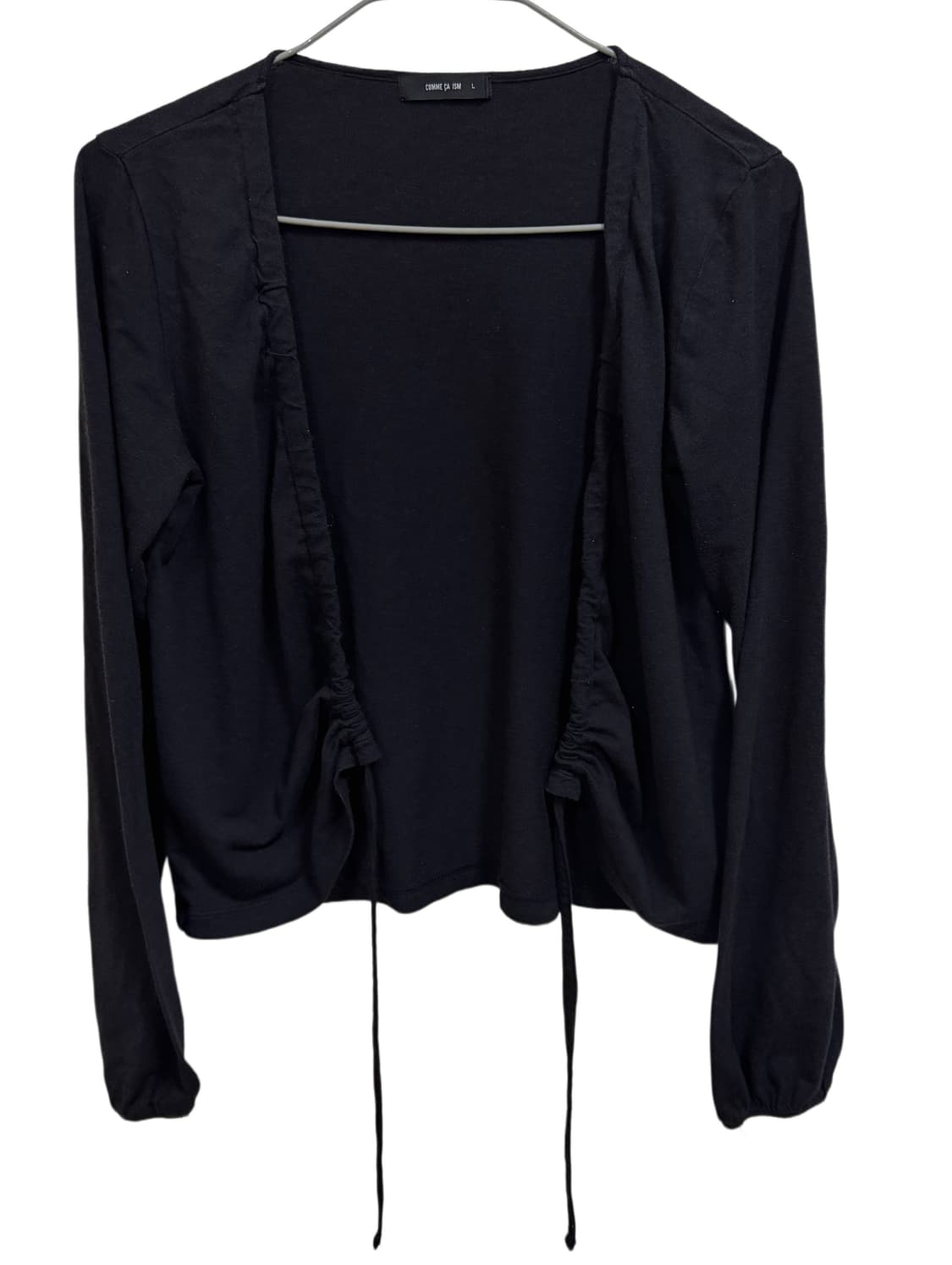 Comme ca ism 셔링 가디건 상품이미지2