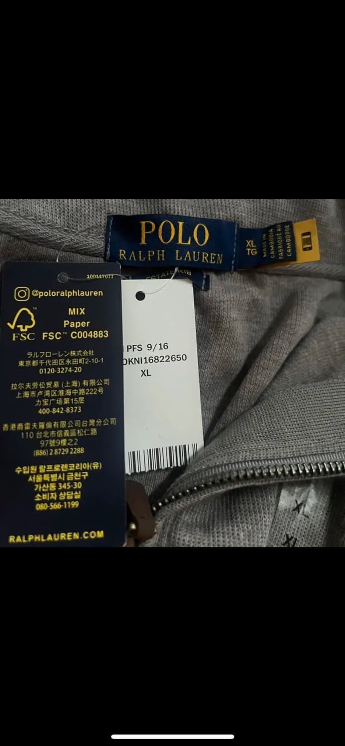 새상품/정품) 폴로 면 반집업 6가지 컬러/남녀공용 XS,S,M,L,XL 상품이미지4