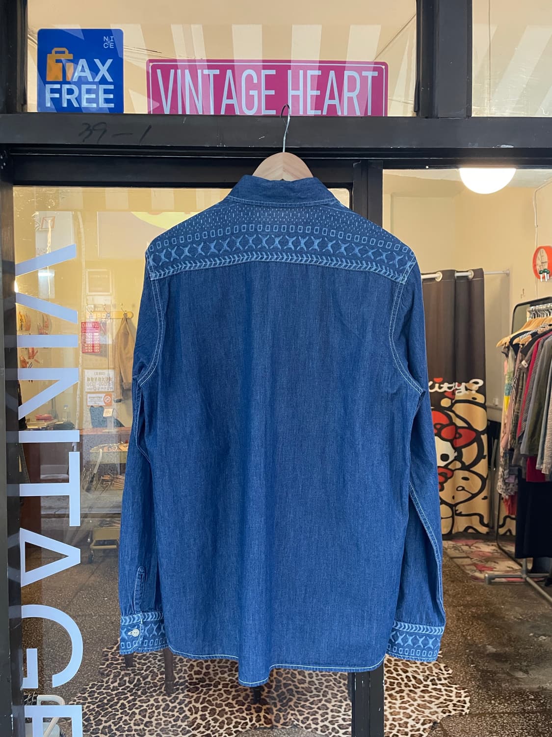 블루 코튼 웨스턴 셔츠 [무배] 상품이미지2