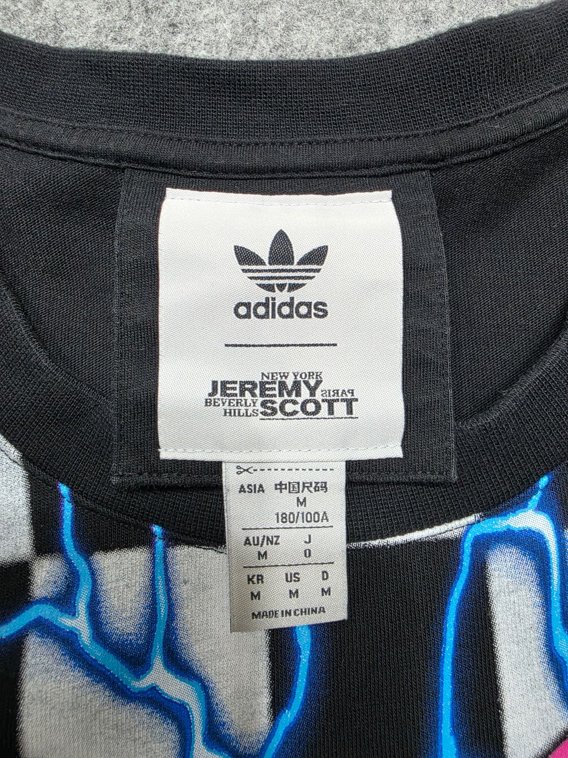 아디다스 x 제레미스캇 랠리 프린팅 반팔티 M 상품이미지5