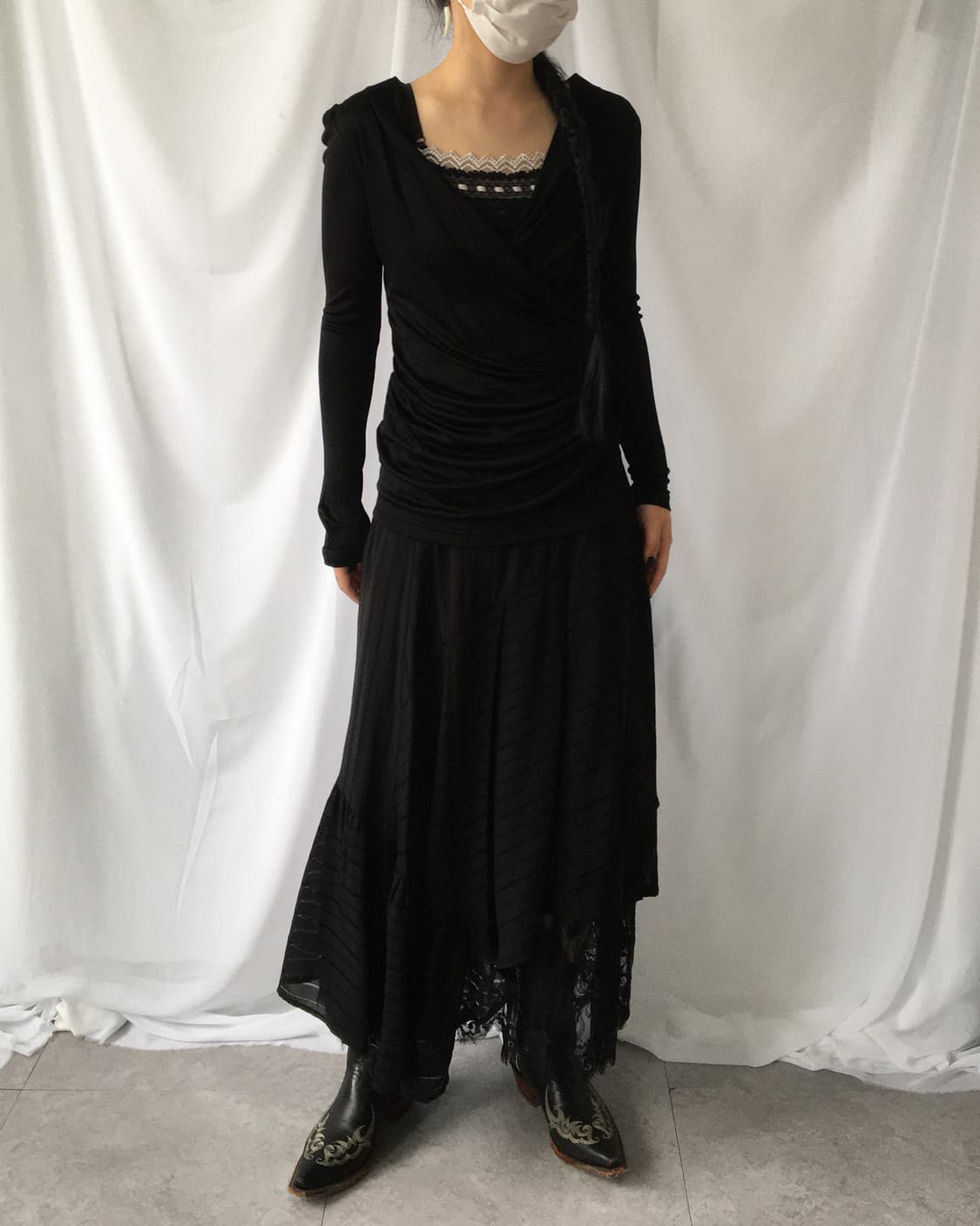 Shirring drape sleeve 상품이미지9