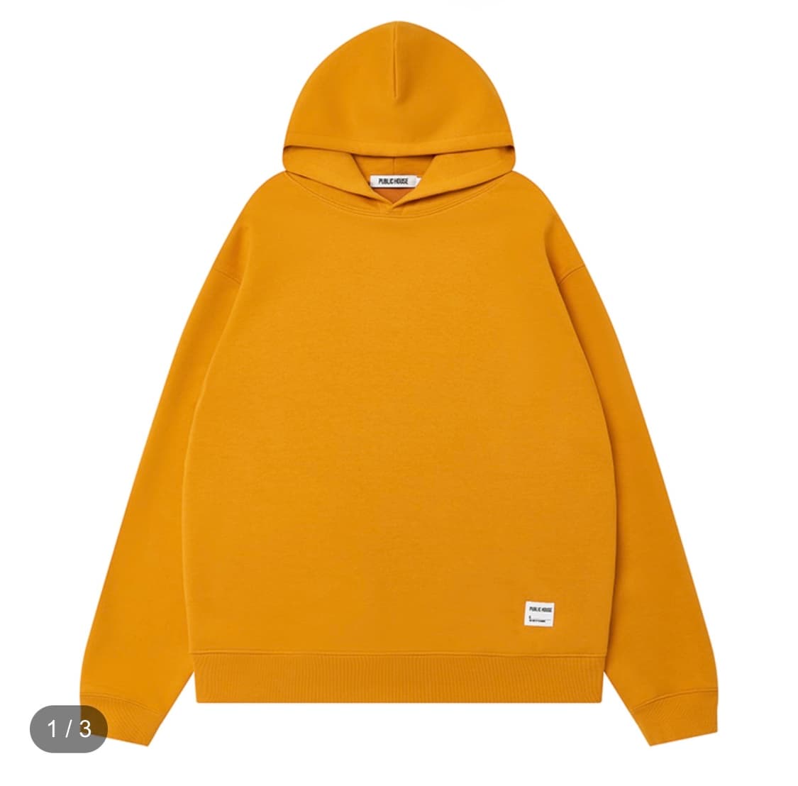 퍼플릭하우스 옐로후디  상품이미지1