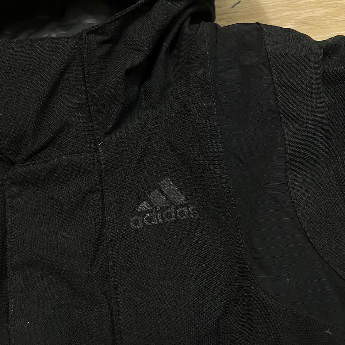 아디다스 덕다운 후드 패딩 점퍼 [블랙] M/95 상품이미지4