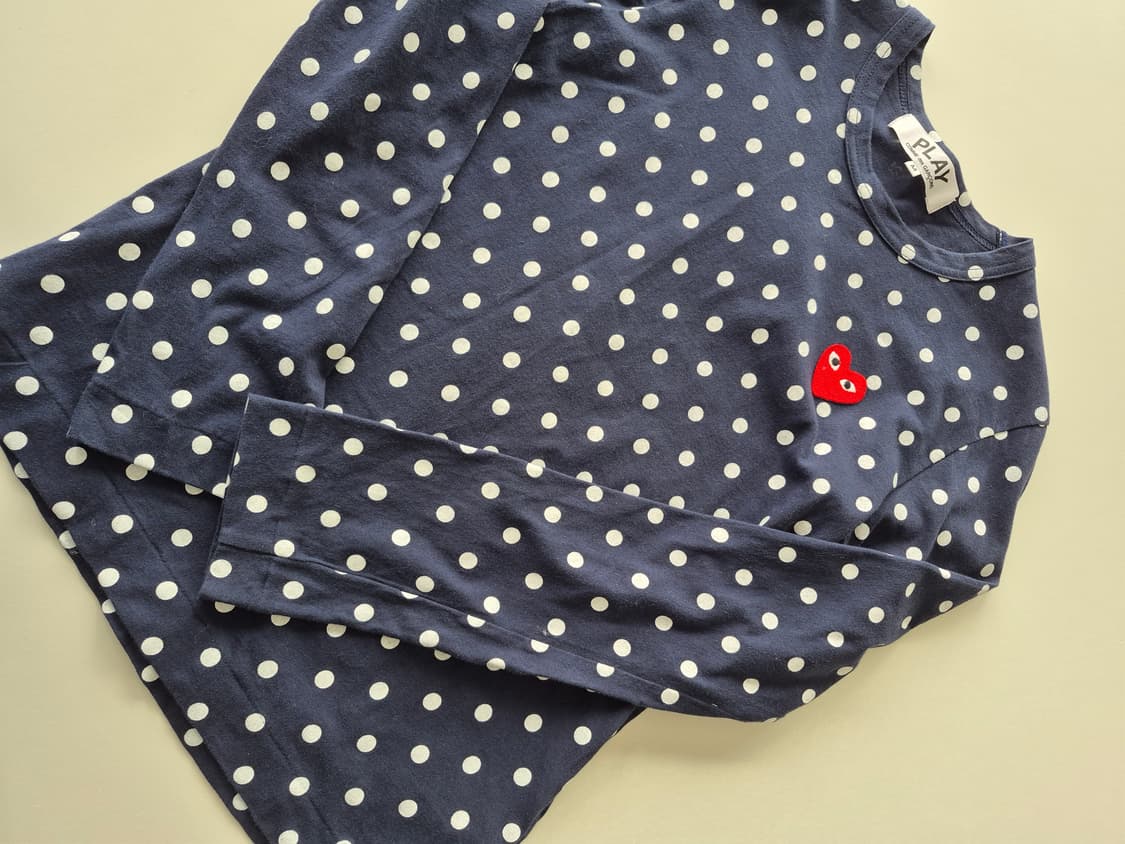 백화점판정품)꼼데가르송 도트 긴팔티셔츠 상품이미지5