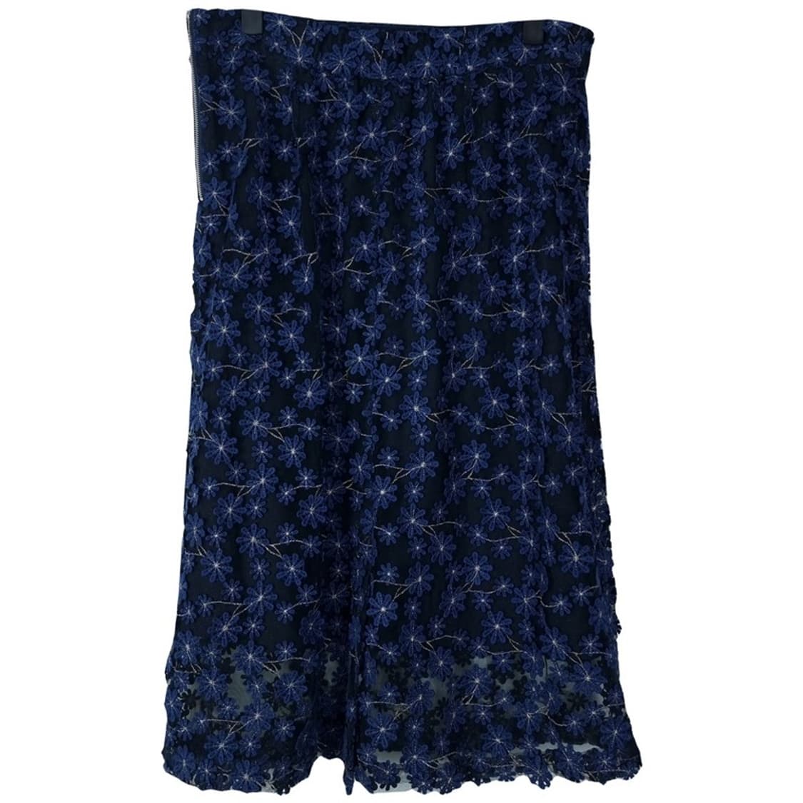 [안나수이] 플라워 패턴 로우라이즈 빈티지 롱 스커트 P01391 상품이미지3