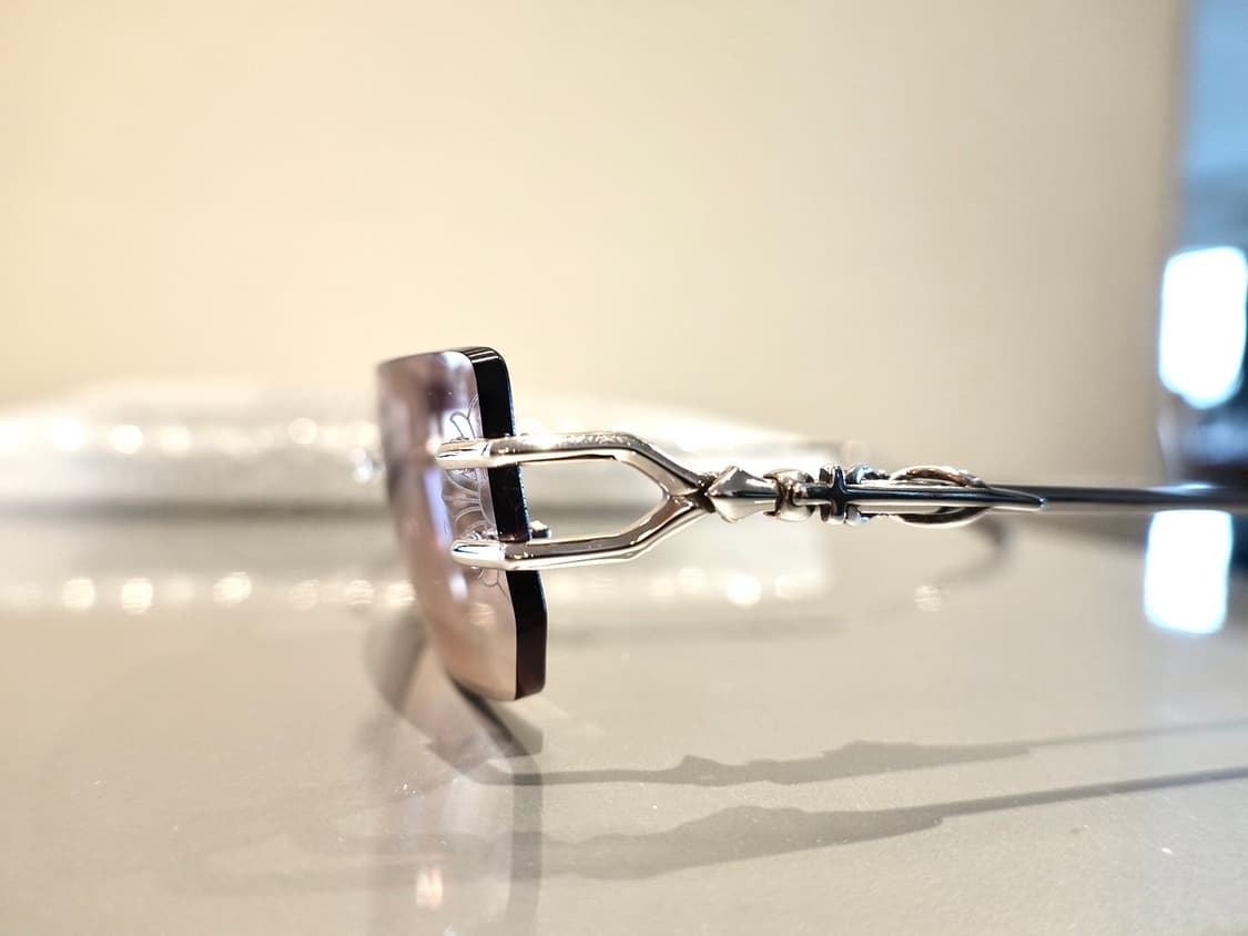 크롬하츠 로디  샤이닝 실버 무테 선글라스 상품이미지5