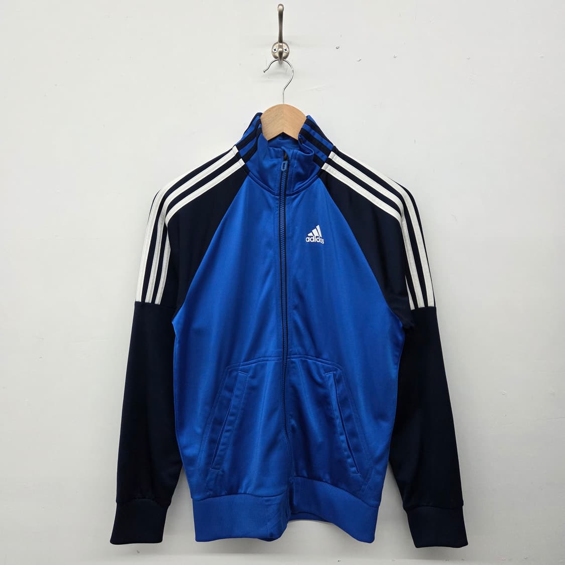 아디다스져지 파란색 3선 트랙탑 남s 상품이미지1
