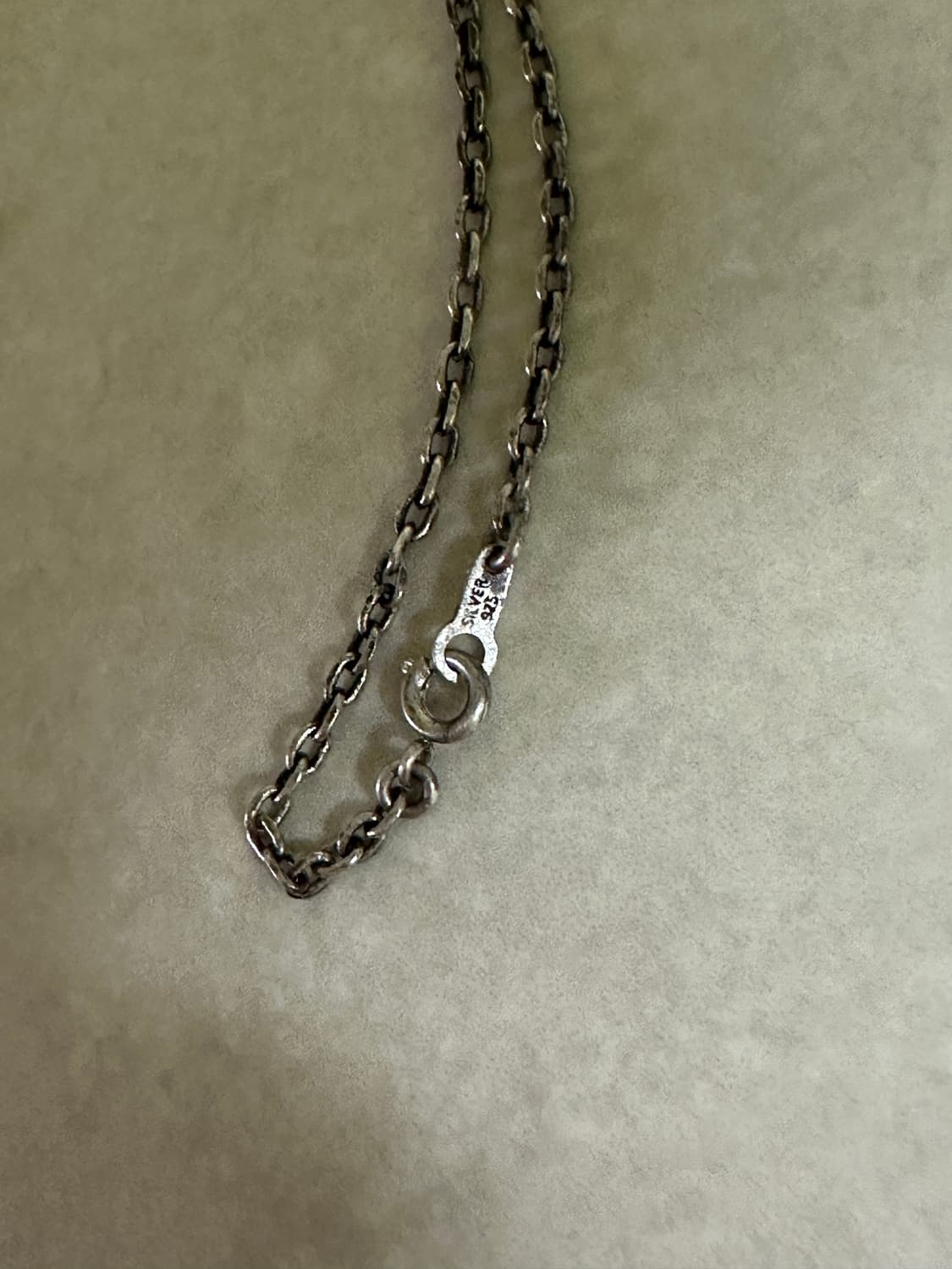 언더커버 2002 아카이브 크로스 십자가 실버 목걸이 상품이미지6