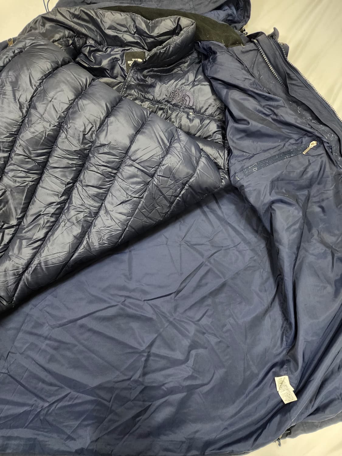 노스페이스 남성 기능성 하이벤트 트윈 자켓 네이비 상품이미지6