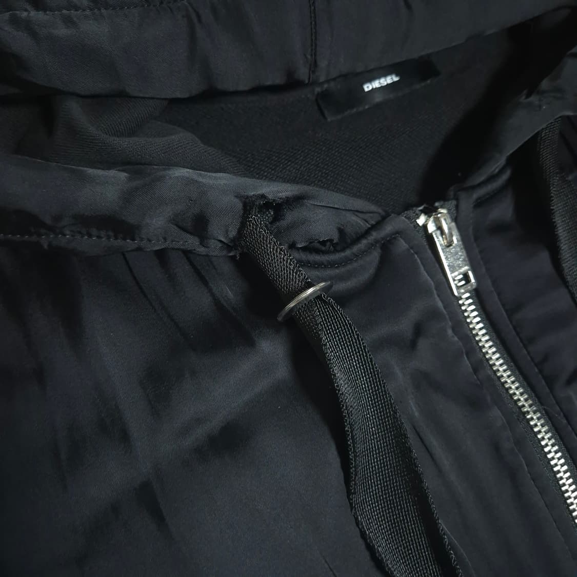 디젤 사이드 스트랩 후드집업 상품이미지3