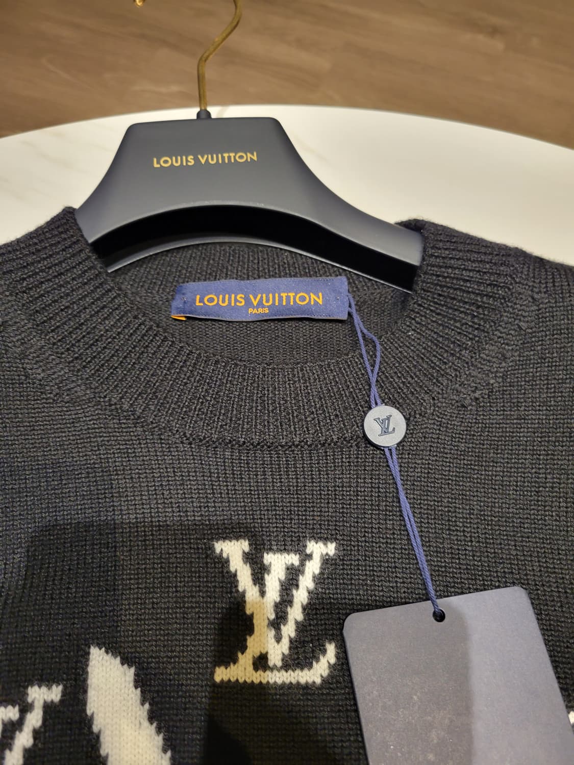 Louis Vuitton Clock Intarsia Pullover 상품이미지3