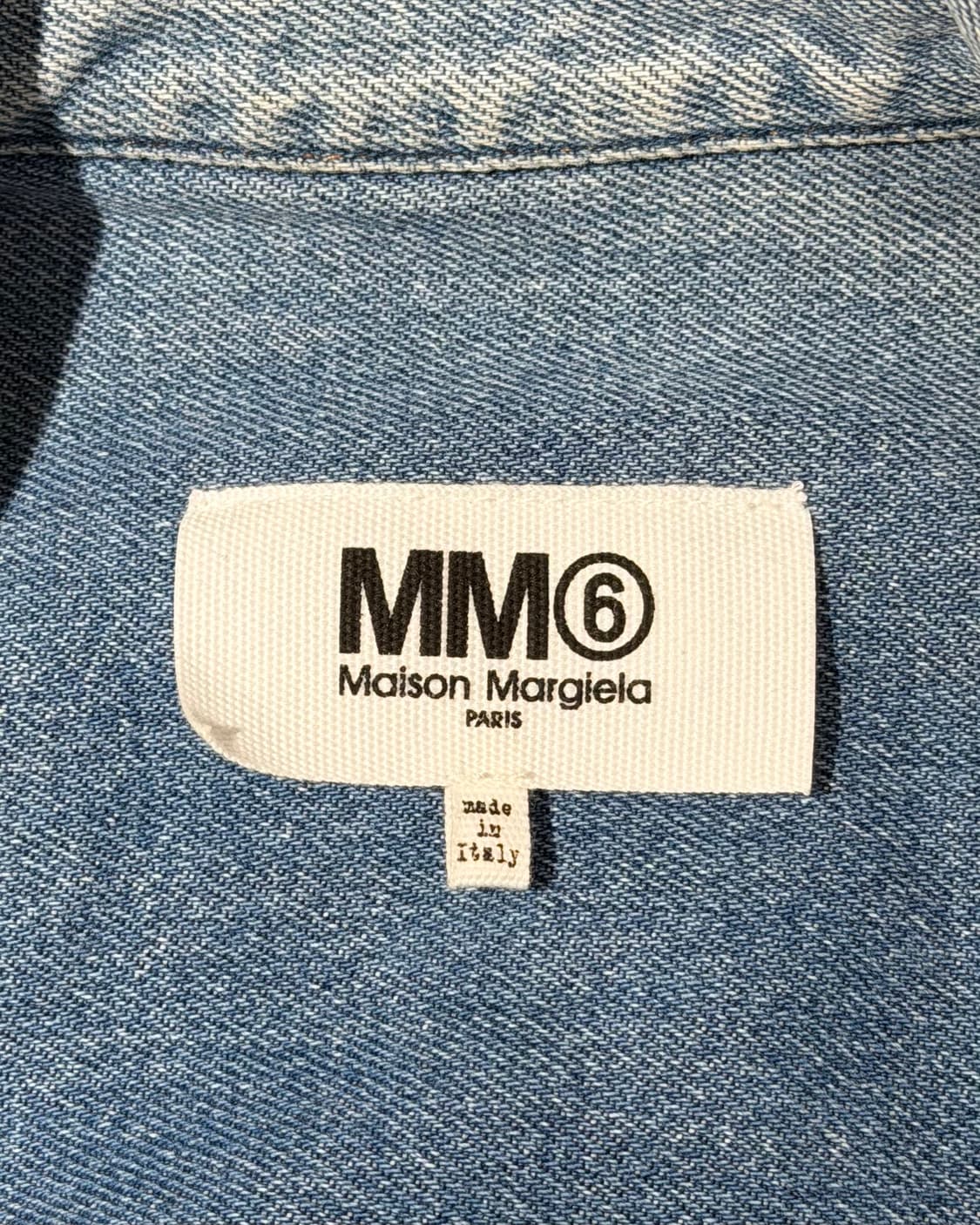 mm6 연청 데미지 데님 베스트  상품이미지7