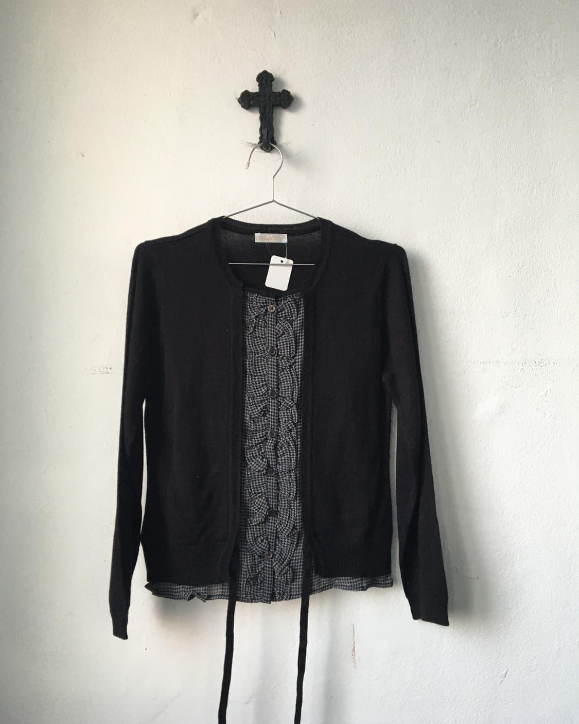 Frill layered point knit 상품이미지2