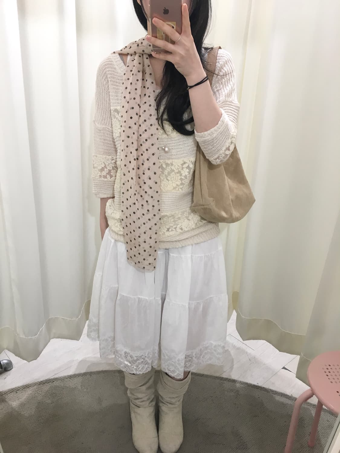 ⭐️단 3일만 할인⭐️mellow lace skirt (white) 상품이미지5