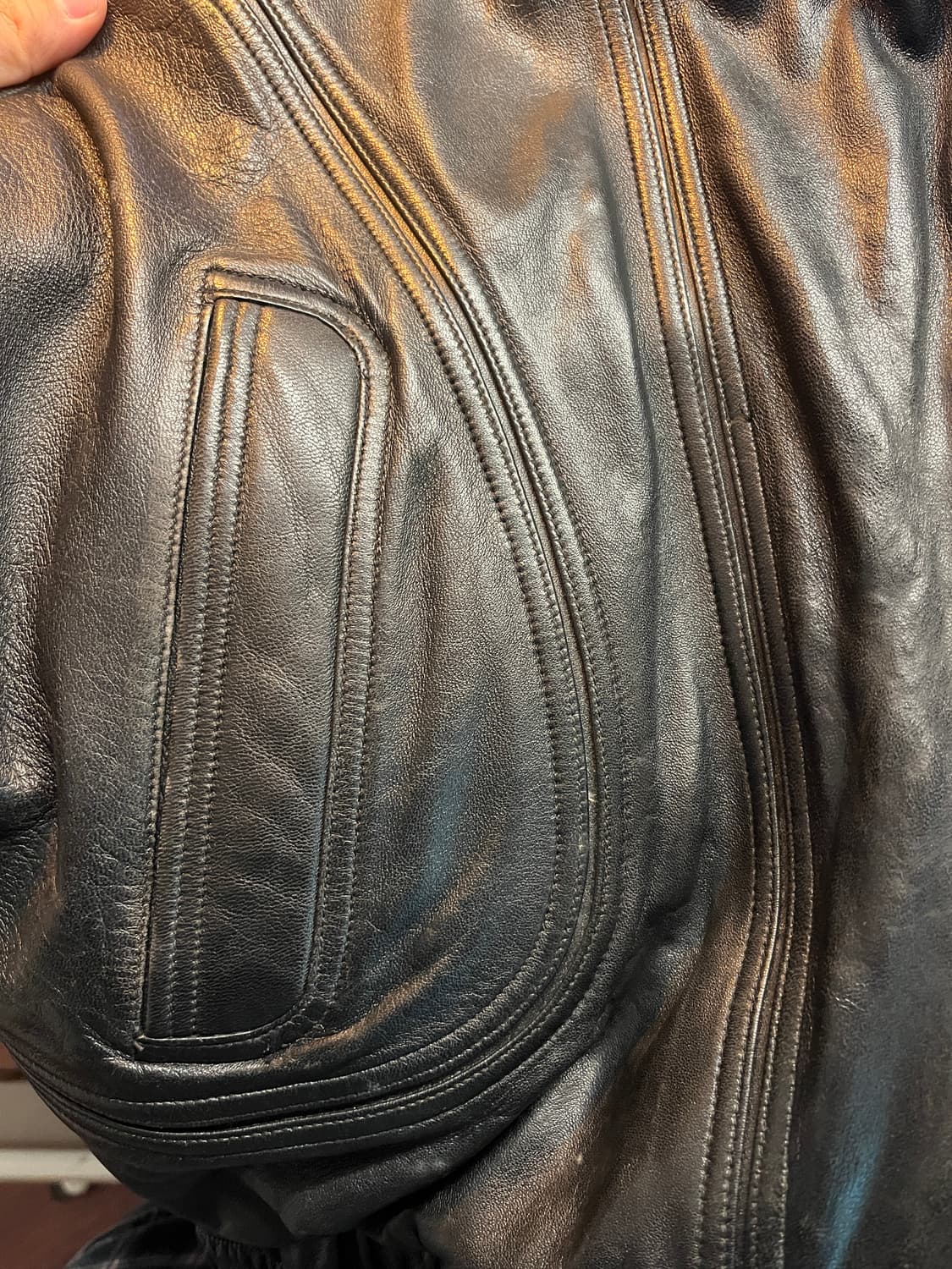 Indian lambskin Leather Jacket 110 상품이미지4