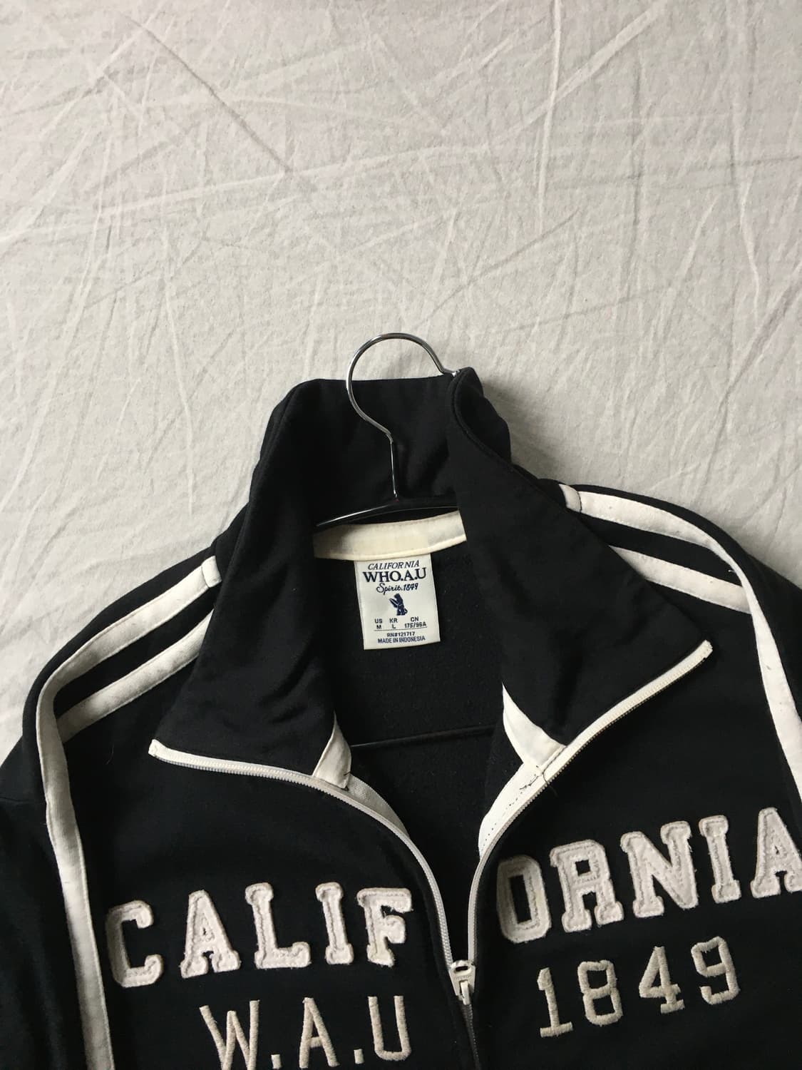 후아유 자수 패치로고 코튼집업 상품이미지4