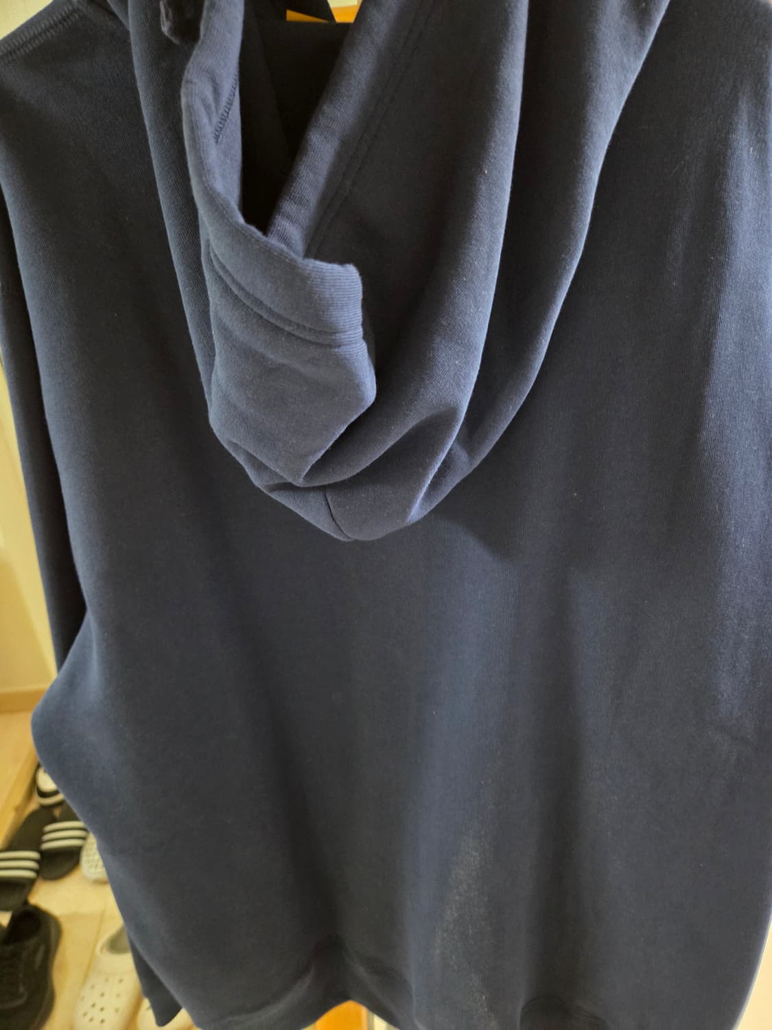 폴로 기모 후드집업 네이비 빅사이즈 새상품 상품이미지4