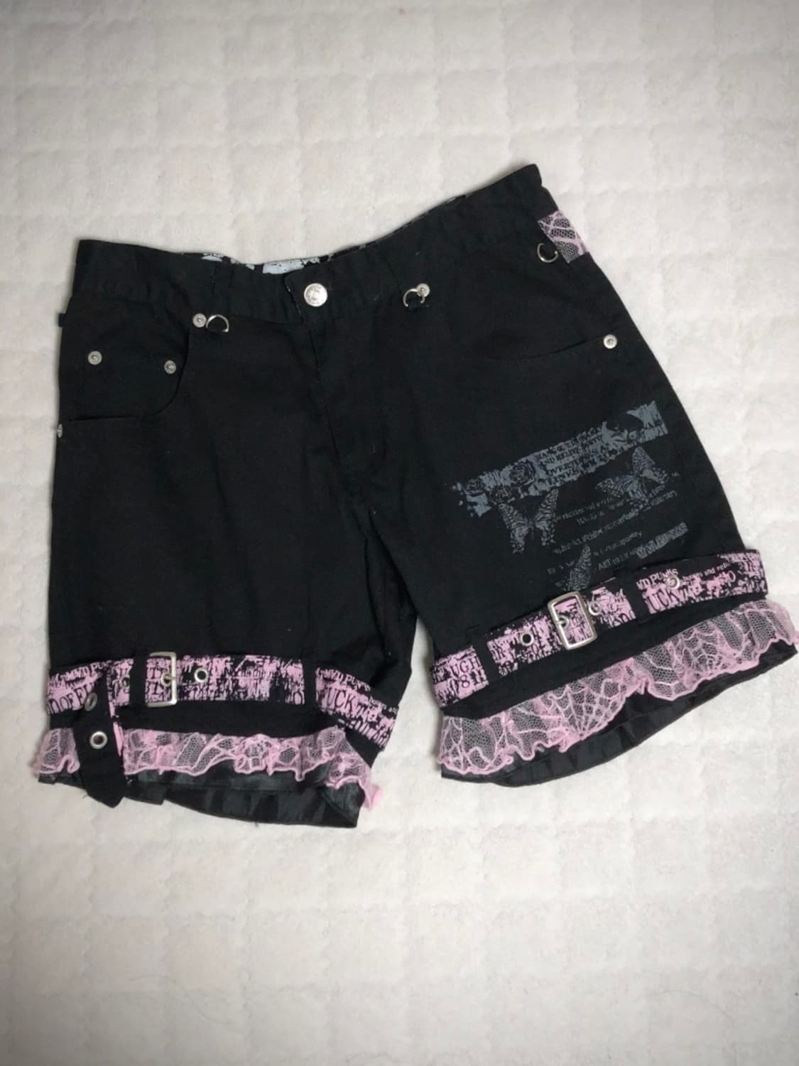 매드펑크 반바지 연핑크  상품이미지1