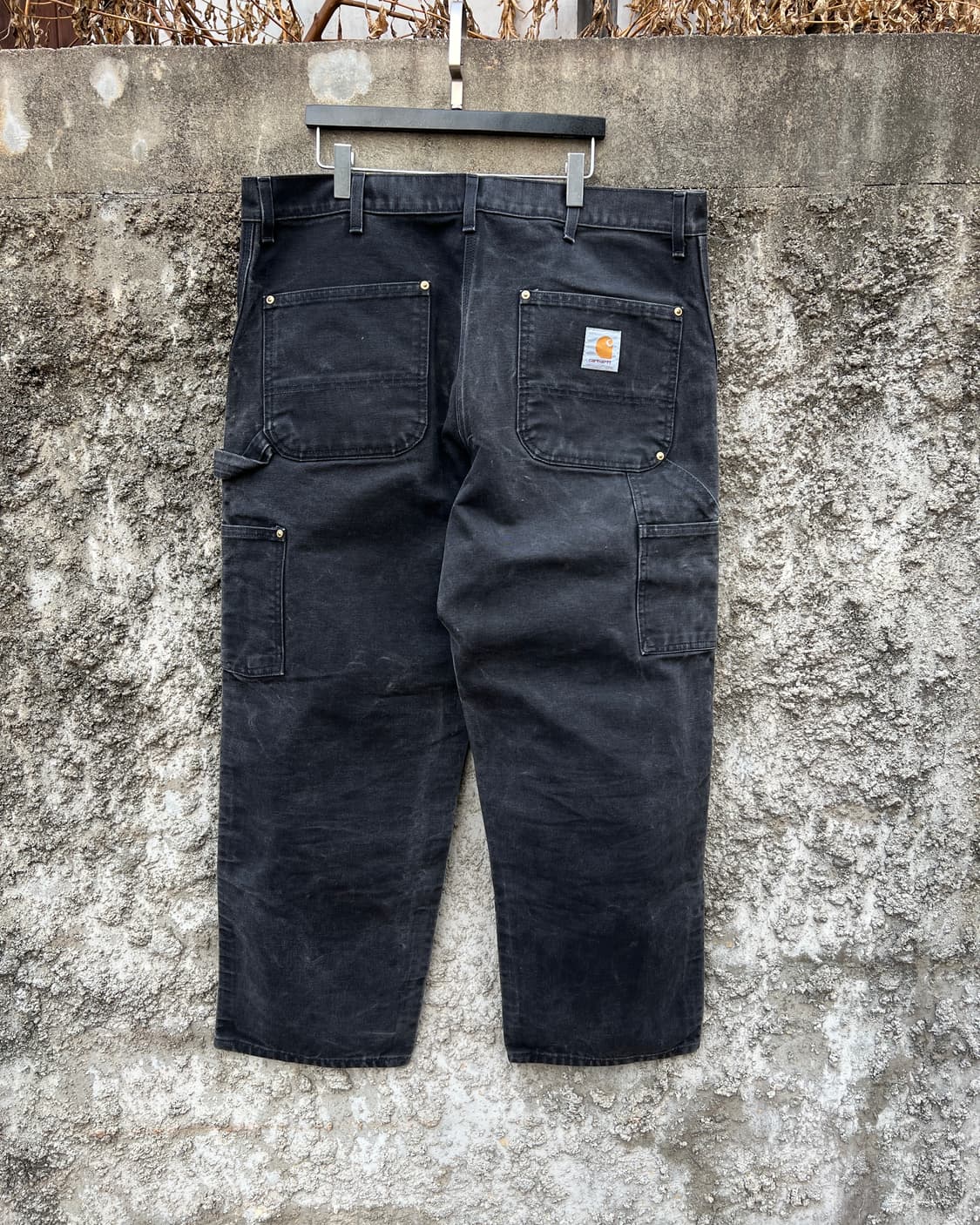 [38] 90s 미국제 칼하트 블랙 더블니 B01 BLK 상품이미지4