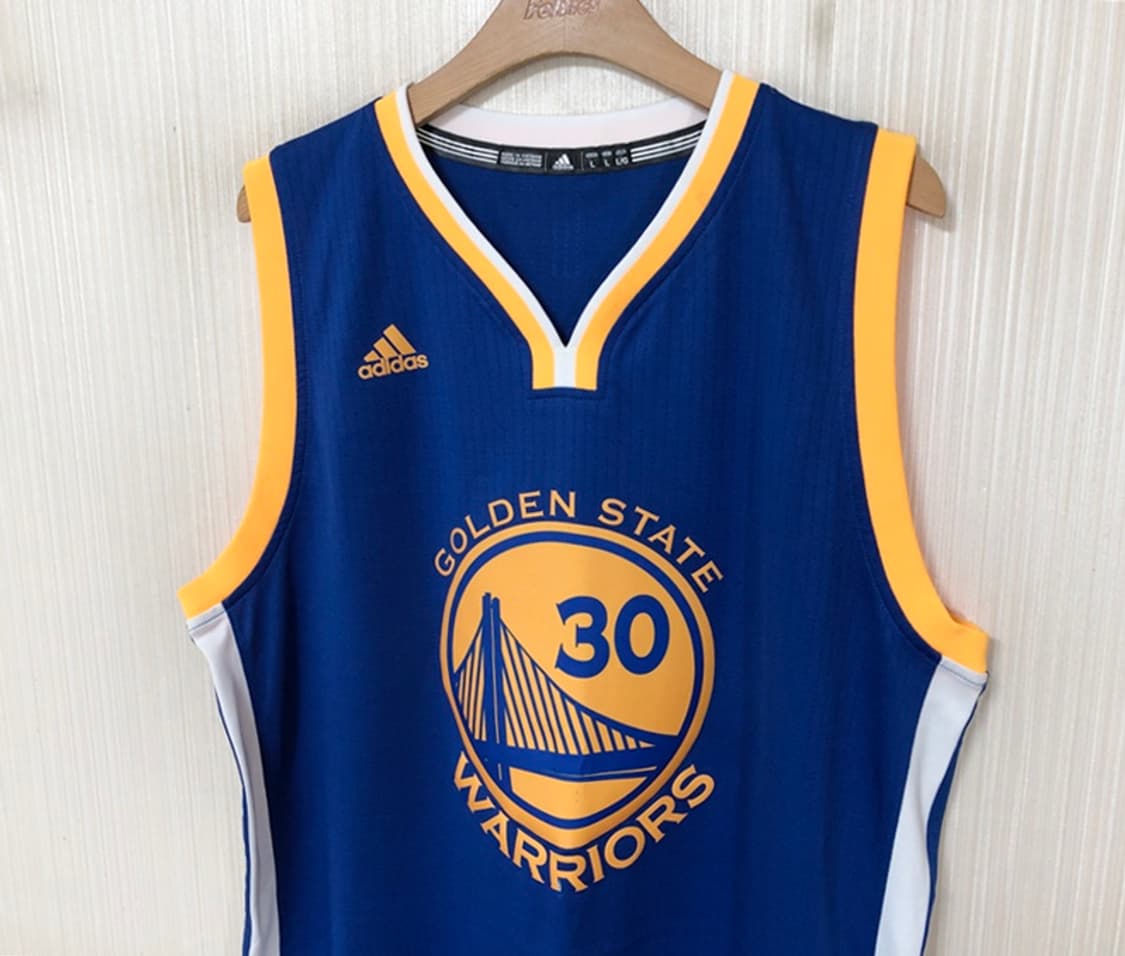 NBA 아디다스 골든스테이트워리어스 스윙맨유니폼 L(해외) #30 커리 상품이미지6