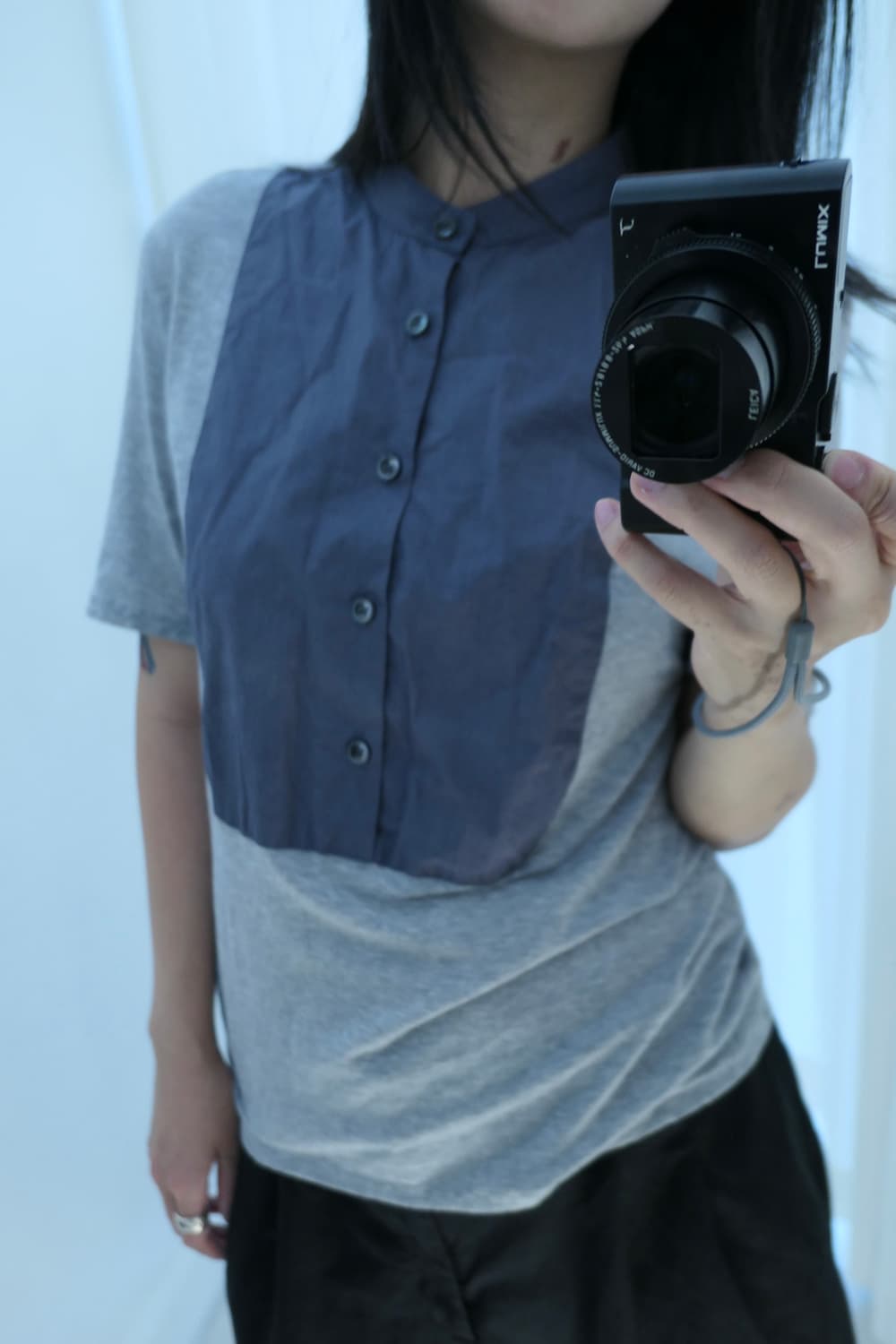Henley neck t-shirt 상품이미지3