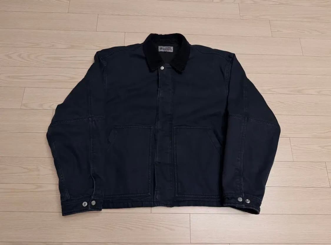 [L]스투시 워크기어 자켓 워크자켓 블랙 상품이미지1