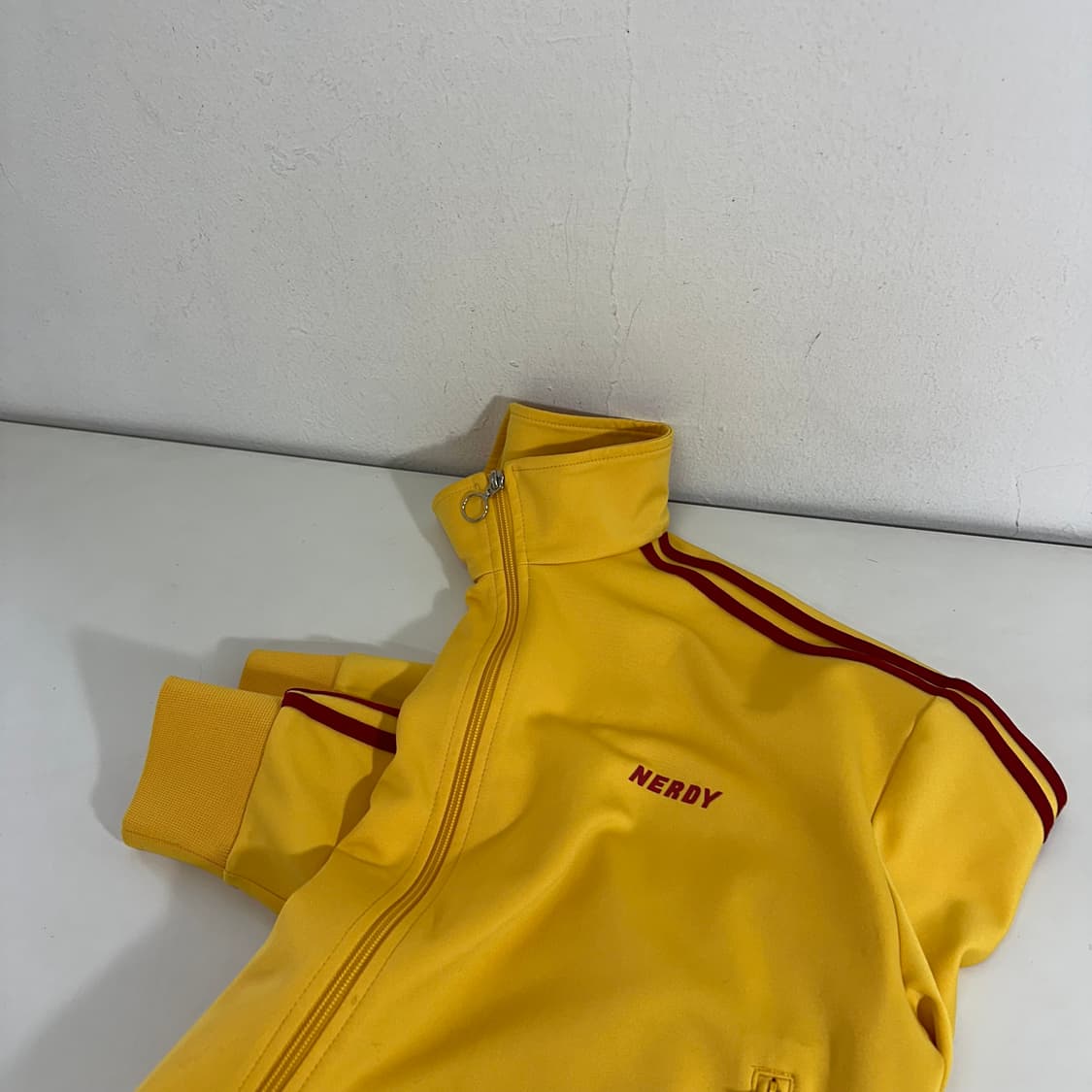 S 95 널디 옐로우 오버핏 트랙탑 집업 져지 상품이미지2