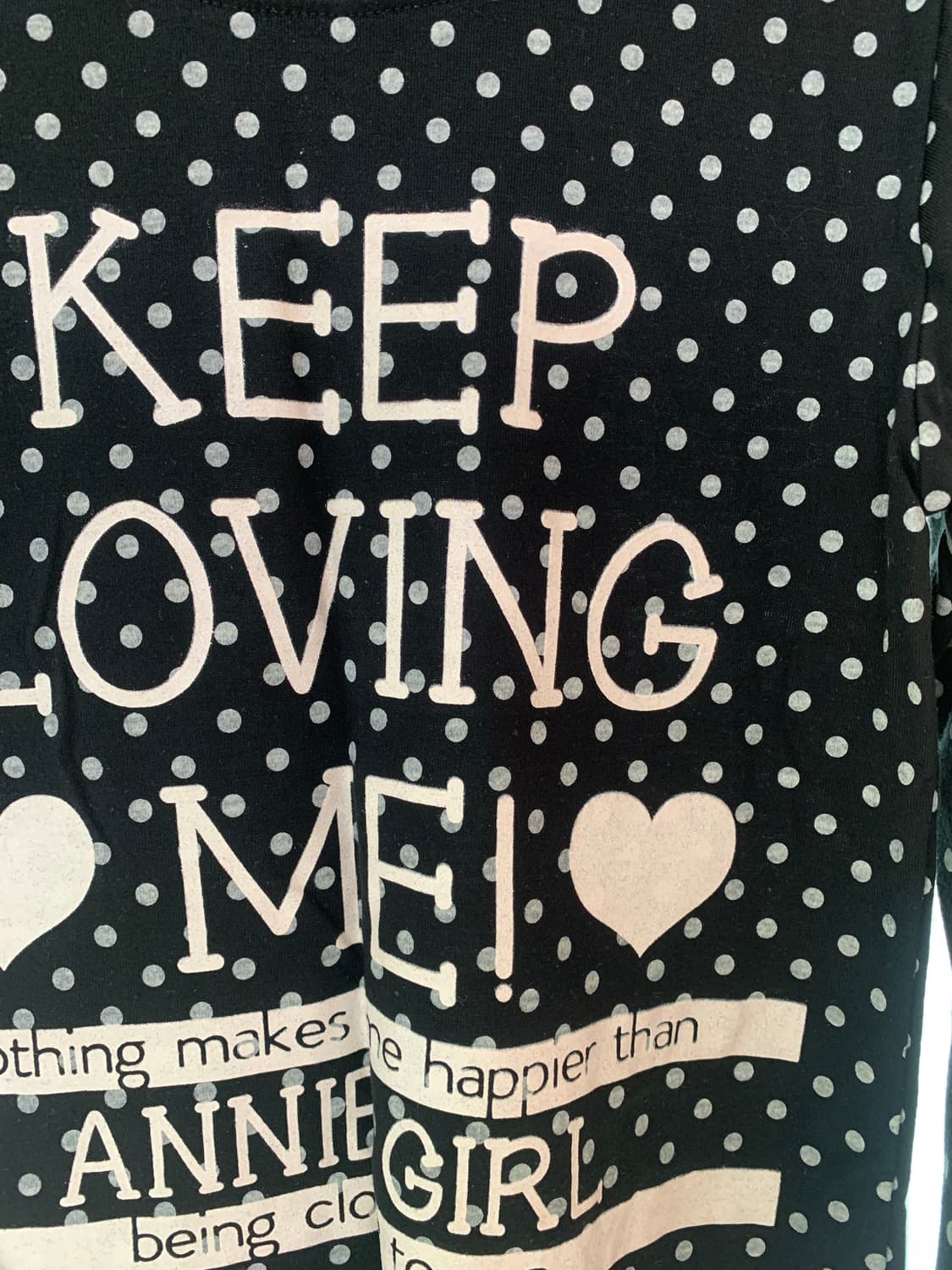 땡땡이 도트 롱슬리브 상품이미지2