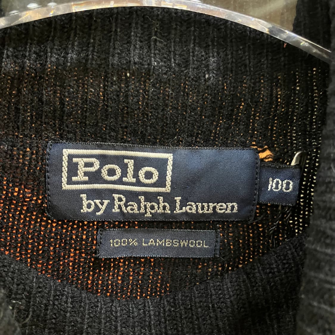 폴로 랄프로렌 블랙 터틀넥 니트 100 상품이미지2