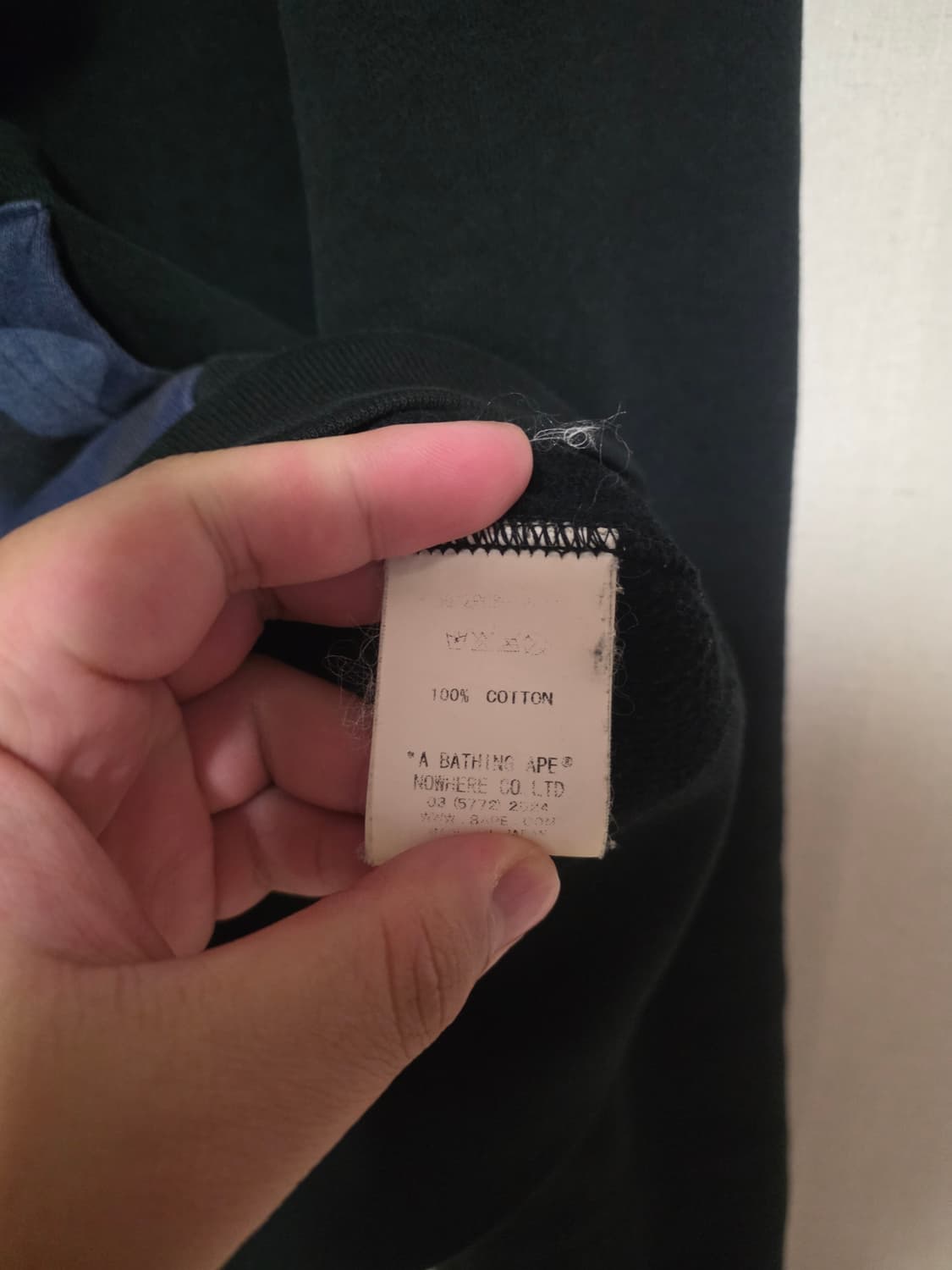 [L]베이프 블루 반카모 샤크후드집업 상품이미지4