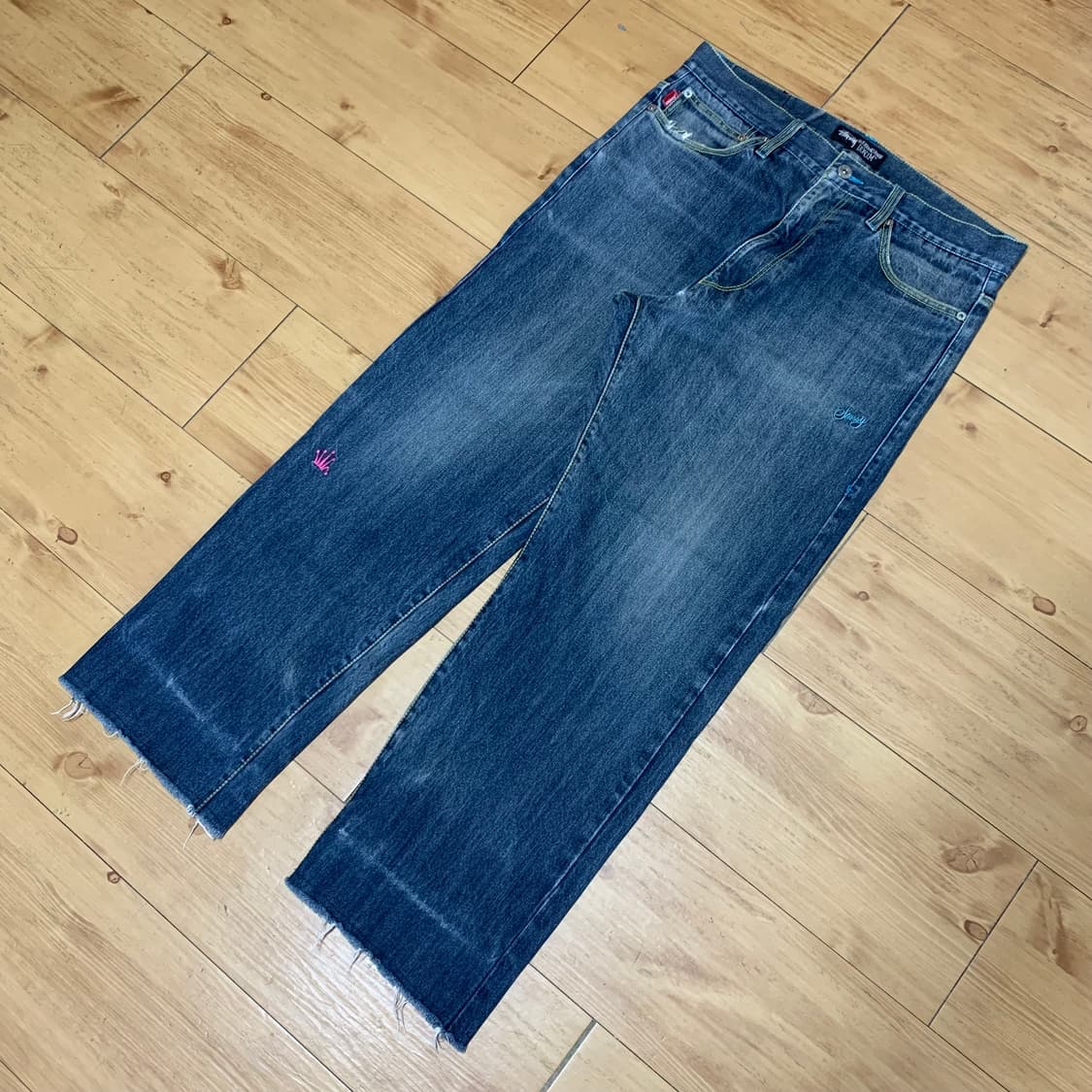 00s stussy rough & rugged denim pants 상품이미지2