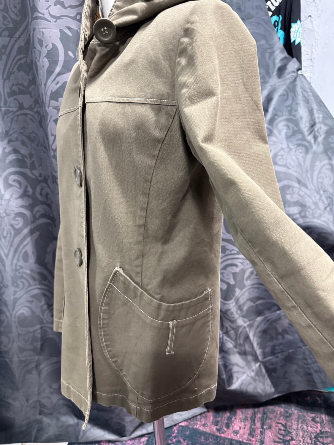 스티치 포인트 버클 자켓 상품이미지2