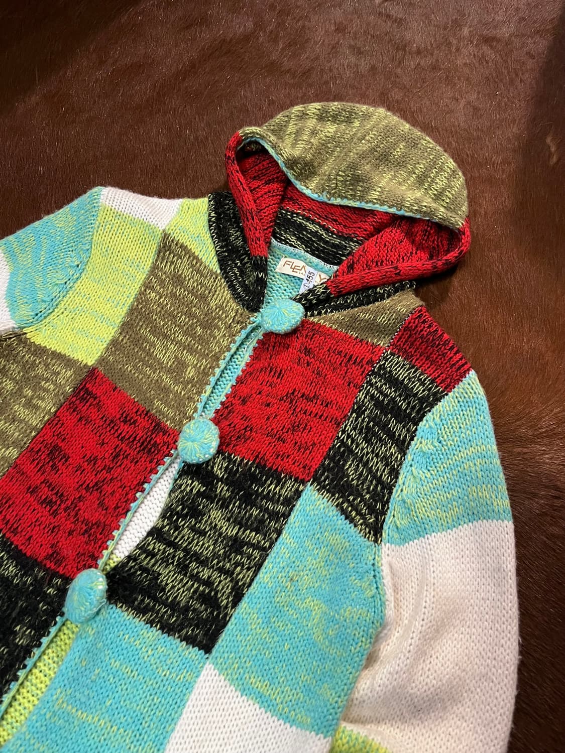 FLENKIY 빈티지 후드 가디건 상품이미지5