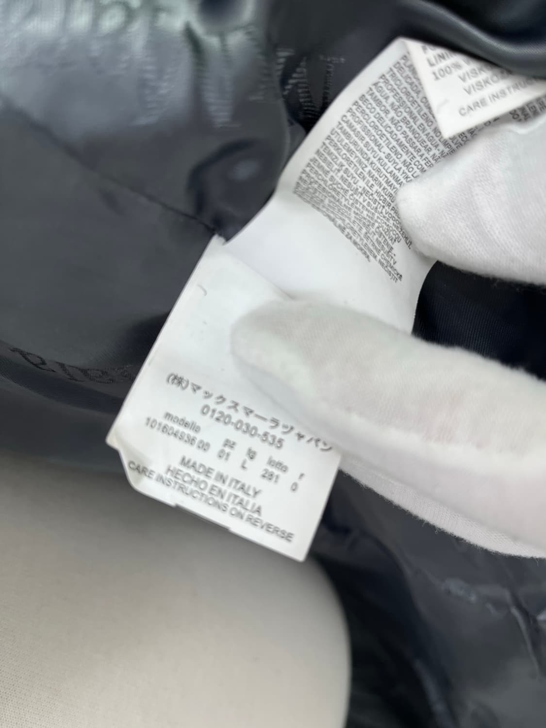 막스마라 테디베어 코트 그레이 L 상품이미지5