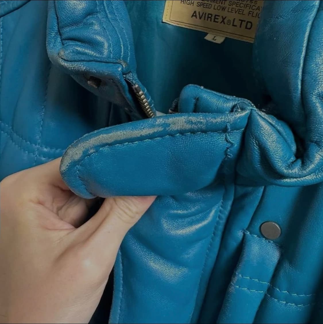 아비렉스 양가죽 다운 자켓 상품이미지9