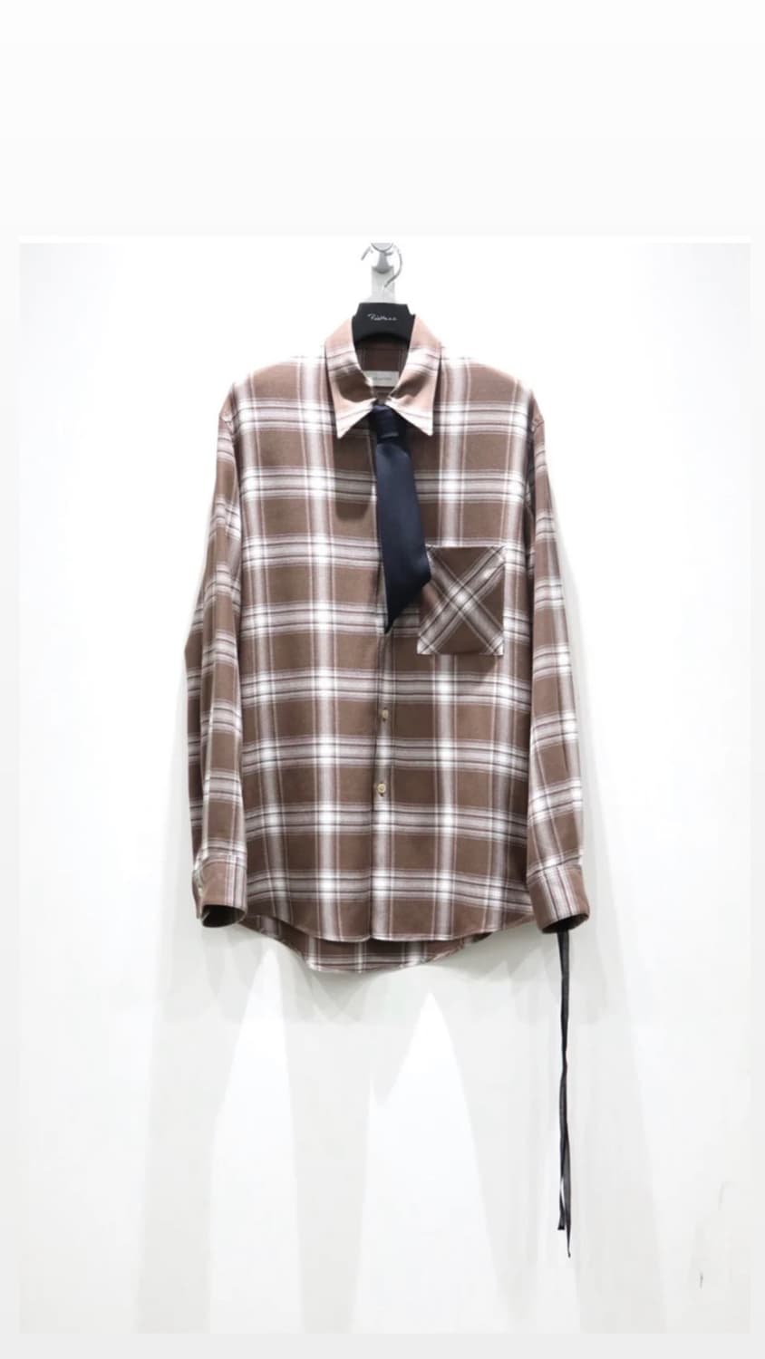 [0] BED J.W. FORD OMBRE-CHECK TIE SHIRTS 상품이미지1