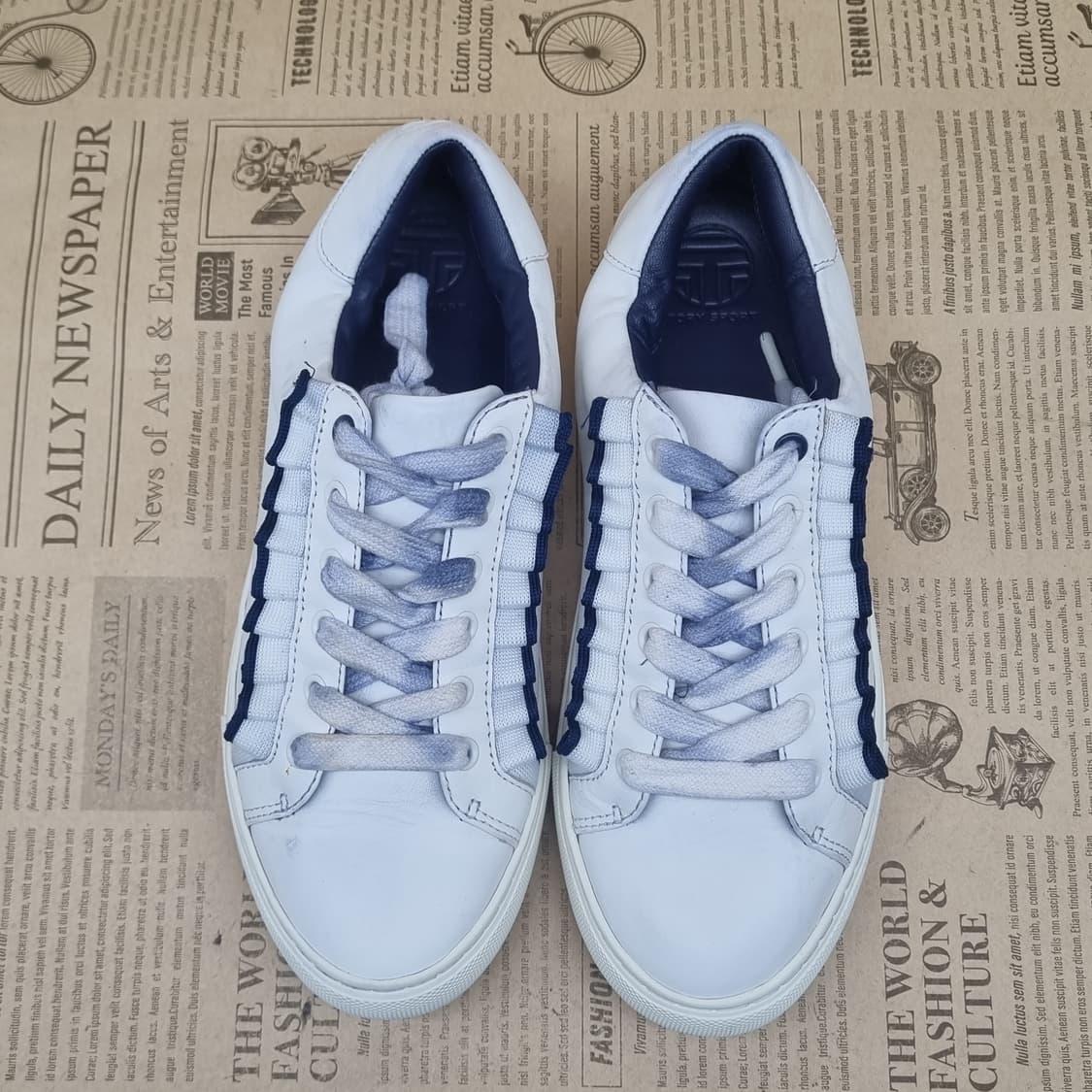 토리버치 러플 레더 여성스니커즈7 230 상품이미지2