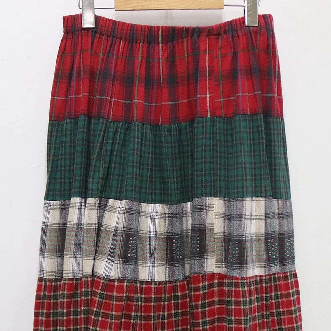 LUCIA  패치워크 캉캉 롱 스커트 60613 상품이미지5