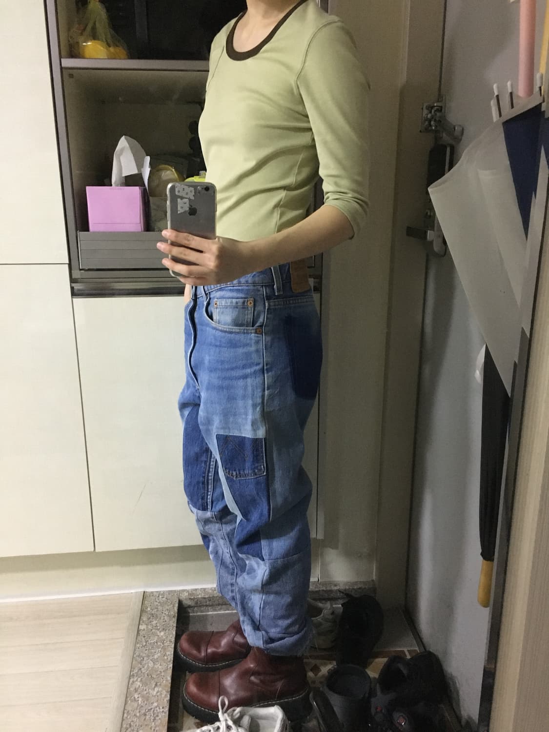 Vintage Levi’s patchwork jean 상품이미지7