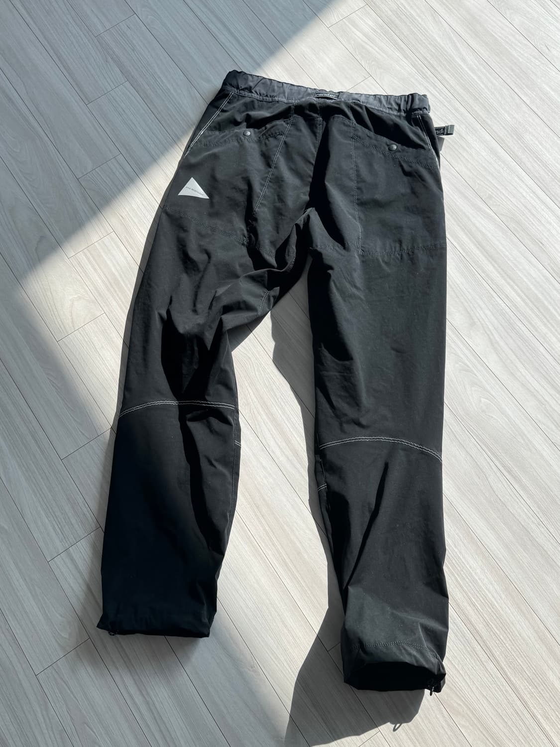 새제품) 앤드원더 andwander 트레킹팬츠 블랙 상품이미지2