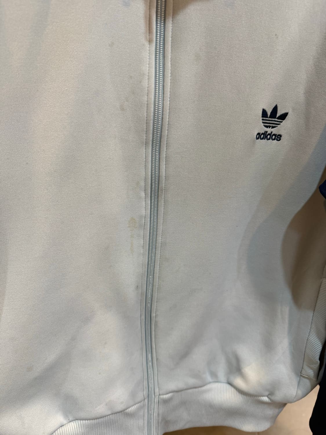 아디다스 파이어버드 트랙탑 져지 L 회색 네이비 상품이미지6