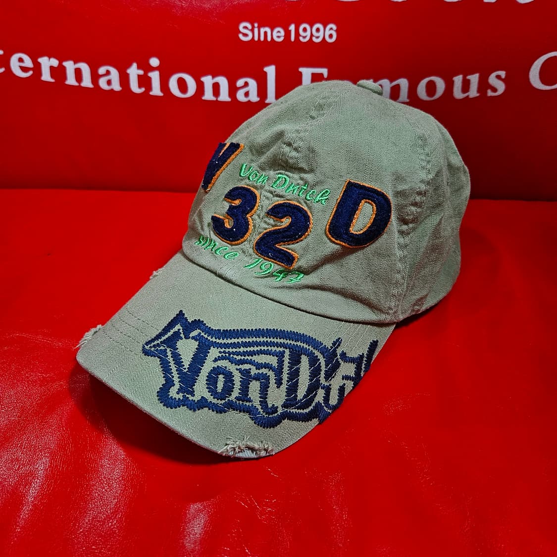 본터치(Vondutch) y2k 빈티지 워시드 볼캡  상품이미지1