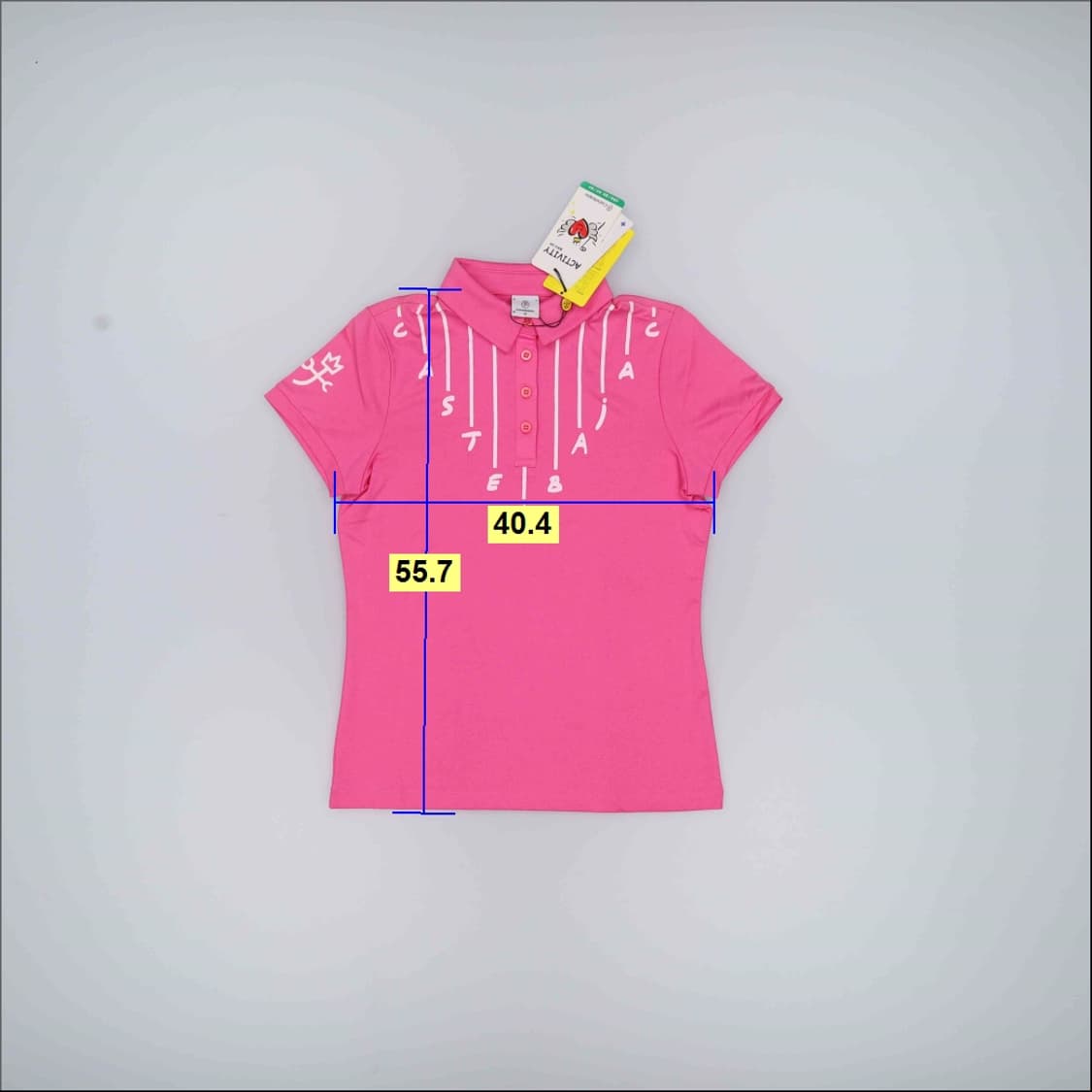 90 새상품 까스텔바작 기능성 반팔티 0408H1 상품이미지5